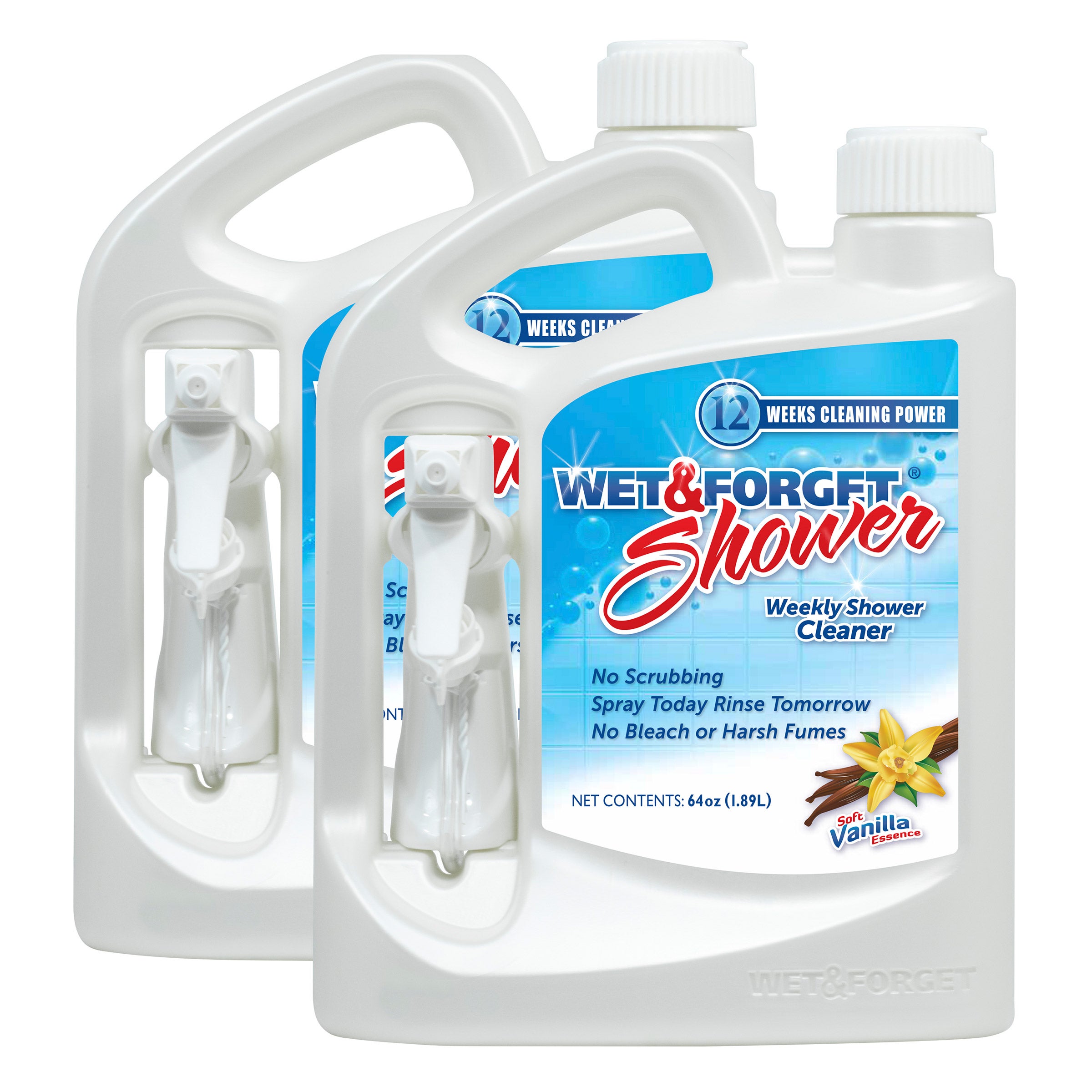 Wet & Forget Weekly Shower Cleaner 64 oz., 2-pack