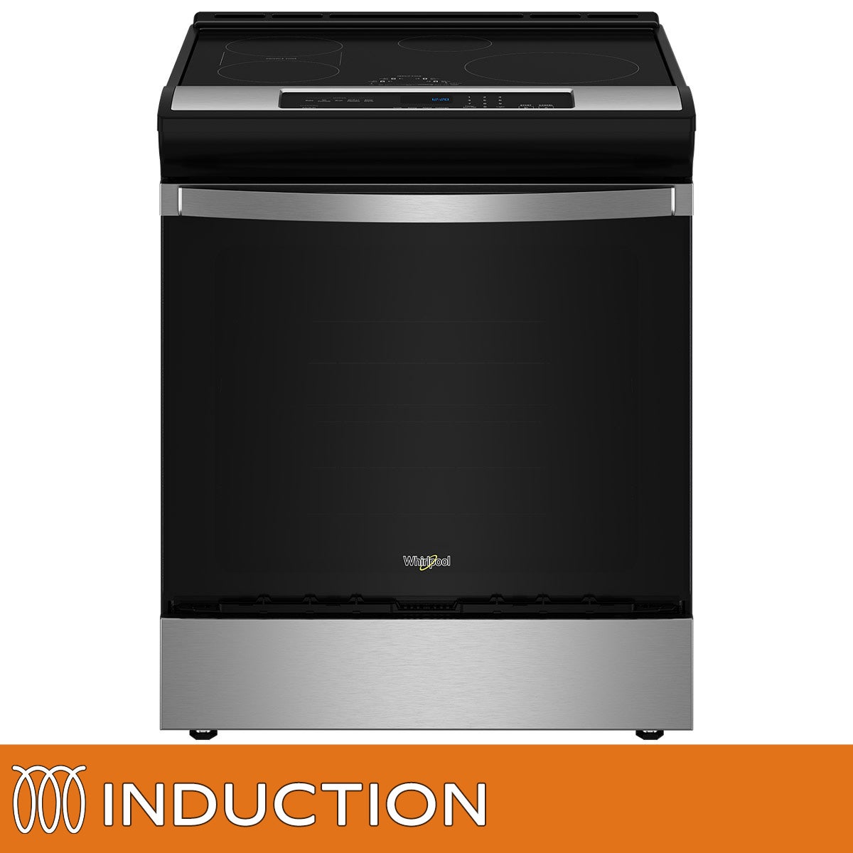 Whirlpool 6.4 cu. ft. Slide-in Induction Range with Air Fry