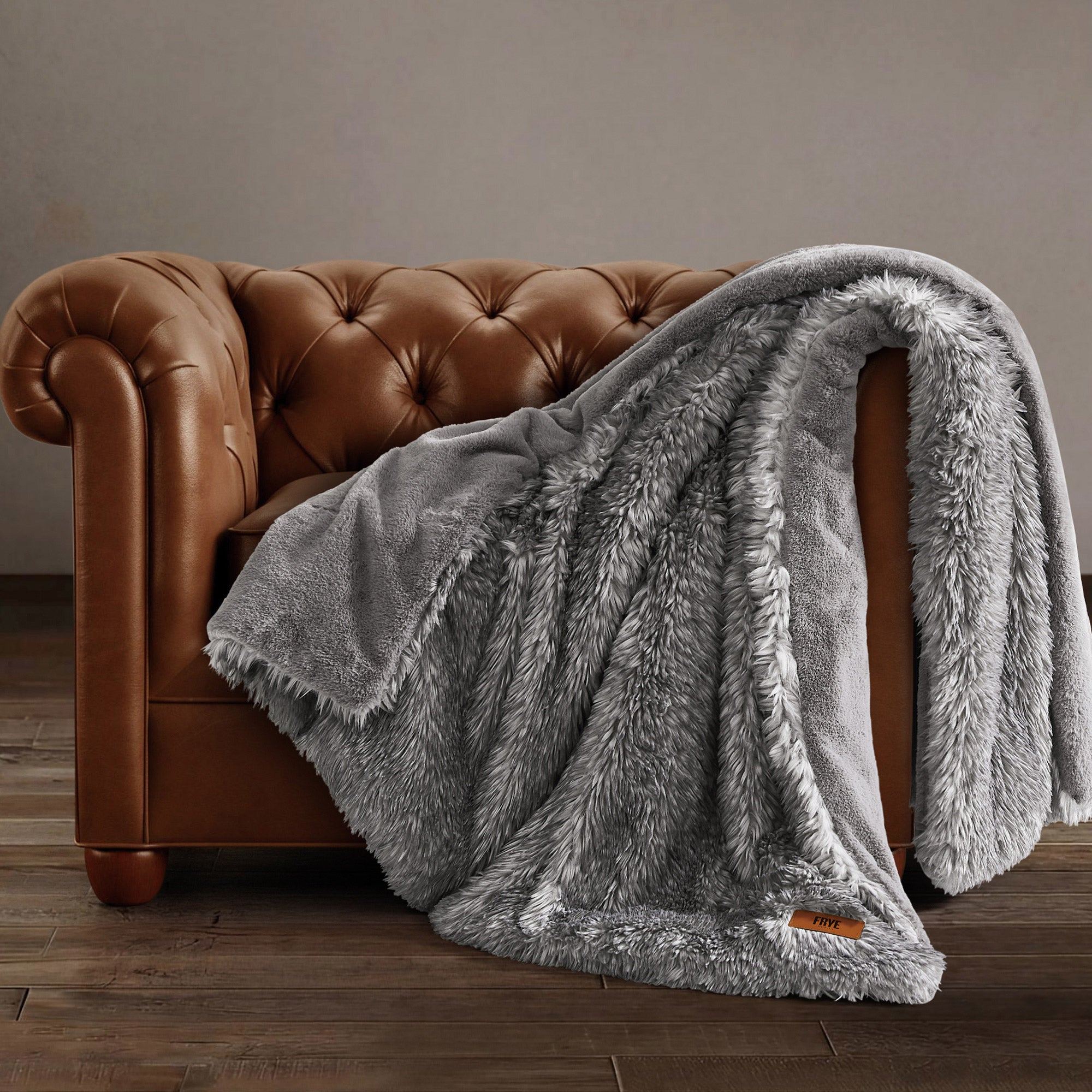 FRYE Arctic Luxe Faux Fur Throw