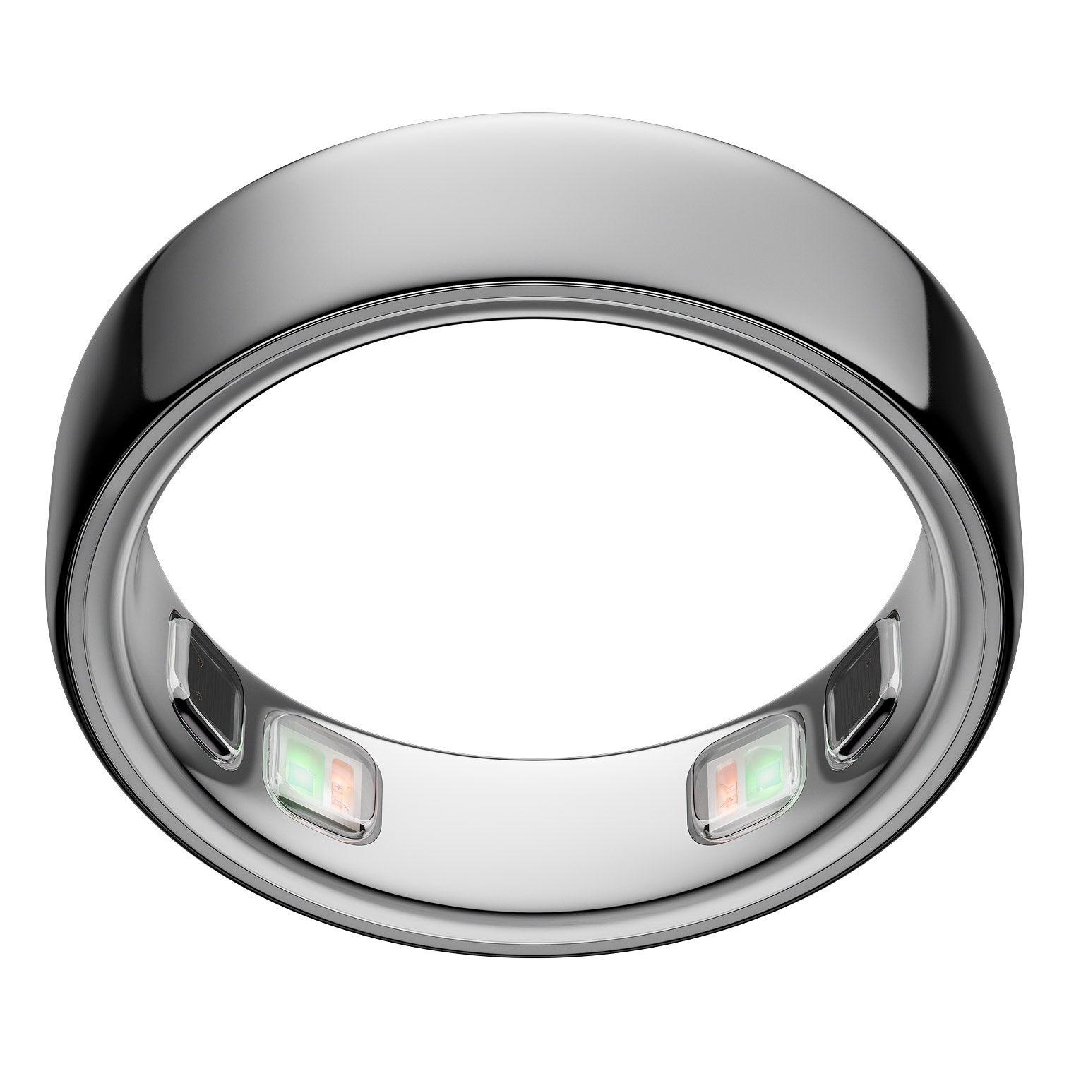 Oura Ring 5 Silver Smart Ring, Exclusive Bundle, Ring + Additional Charger + Additional Year of Manufacturer’s Warranty