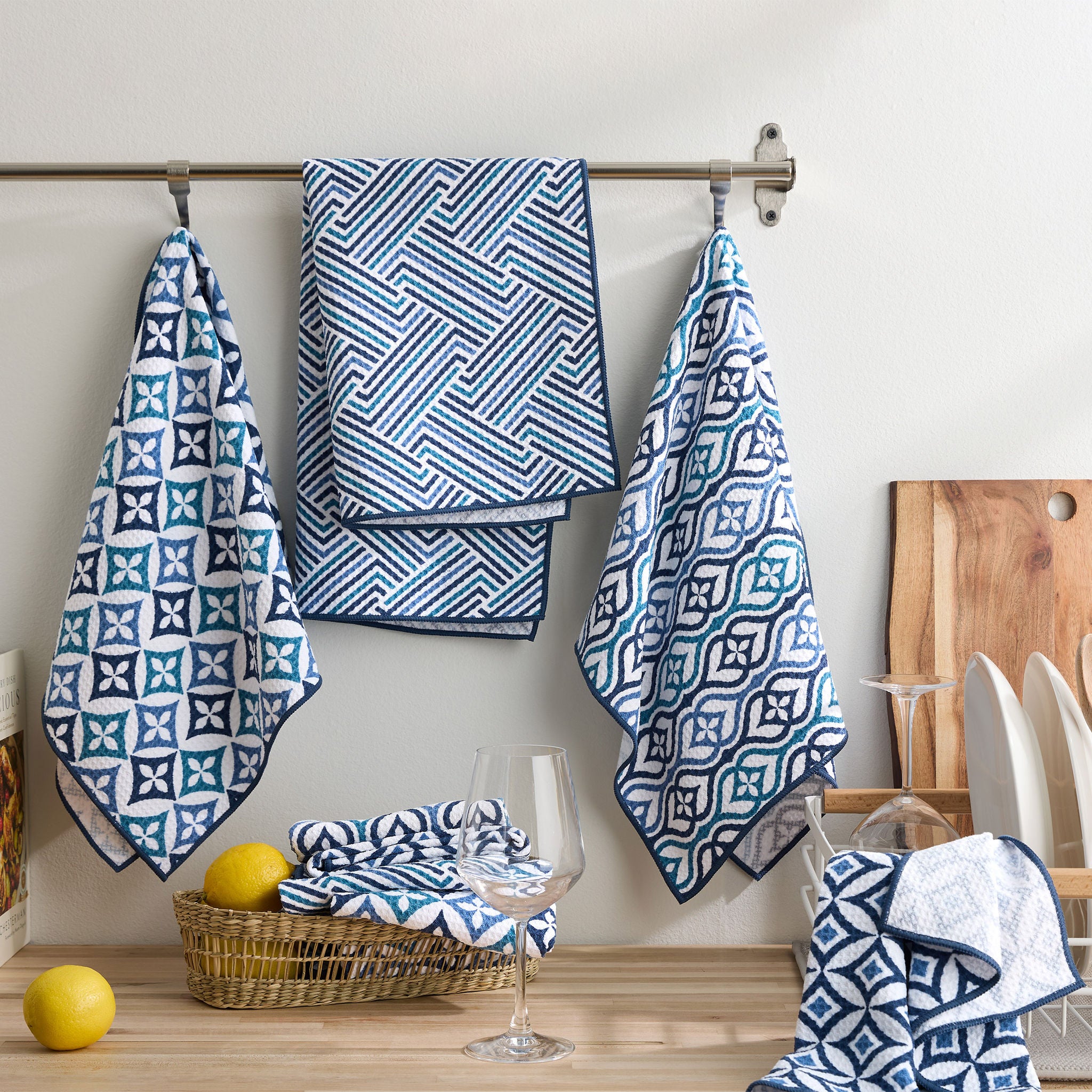 Microfiber Kitchen Towels, 8 Pack