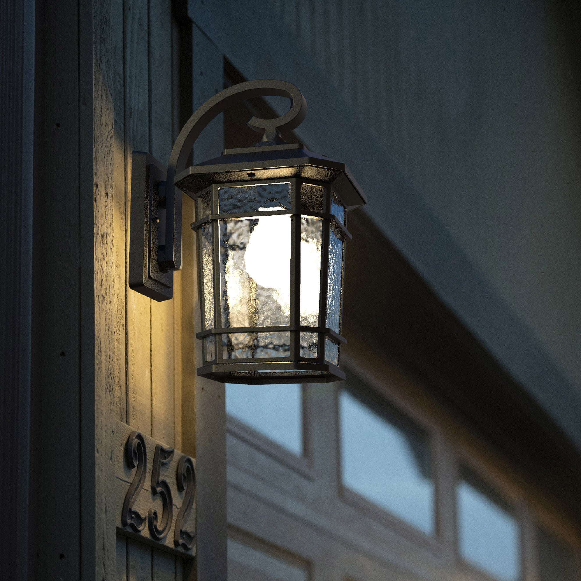 Koda Outdoor LED Wall Lantern