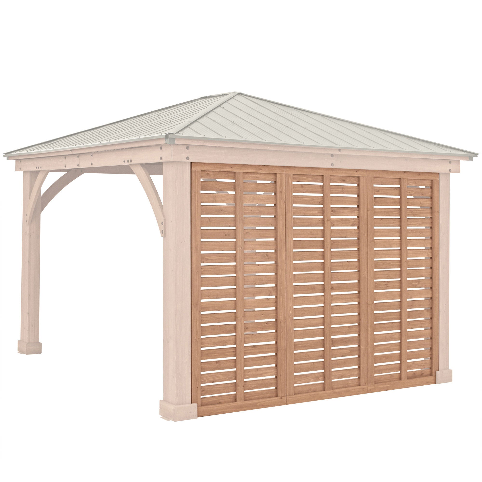 Yardistry Gazebo Privacy Wall