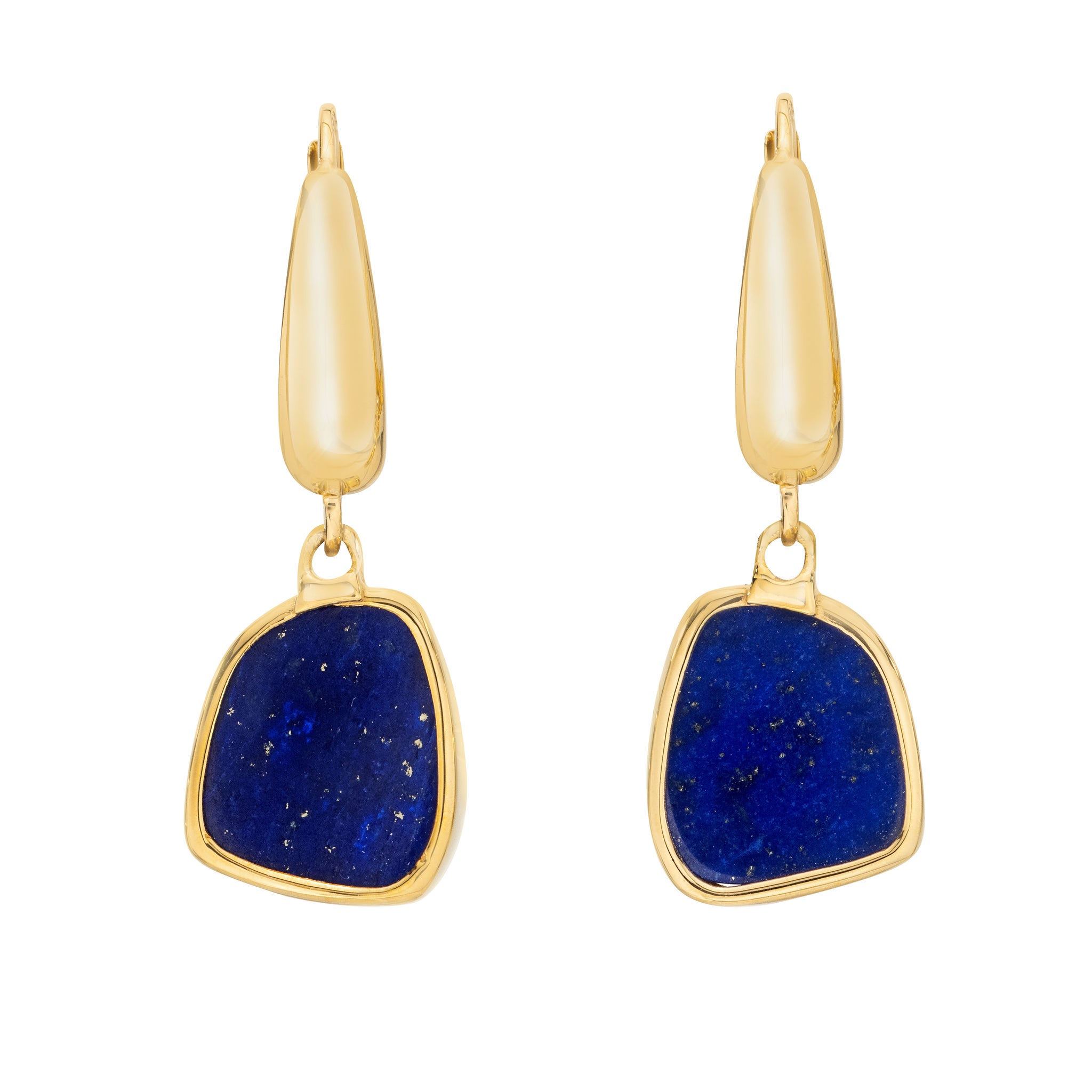 Gemstone 14kt Yellow Gold Dangle Earrings