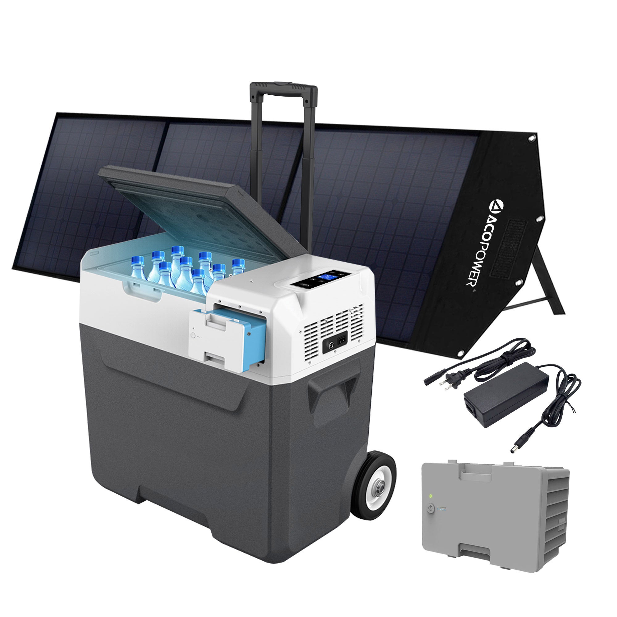 X50 LiON Fridge Freezer Cooler Bundle and Solar Panel