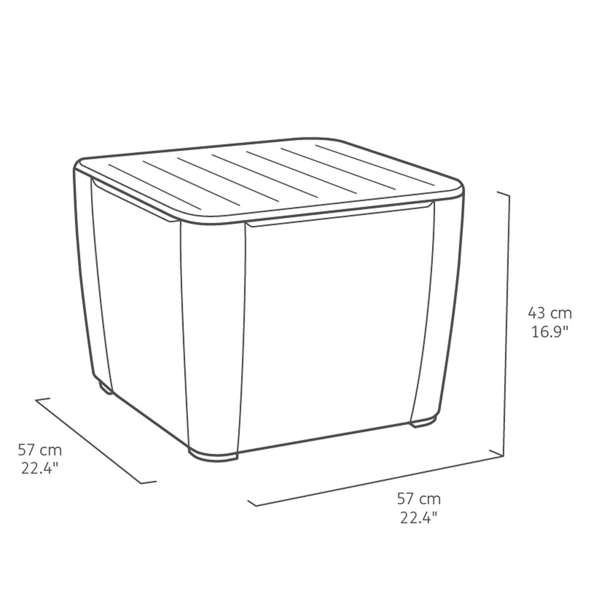 Keter Luzon Outdoor Storage Table