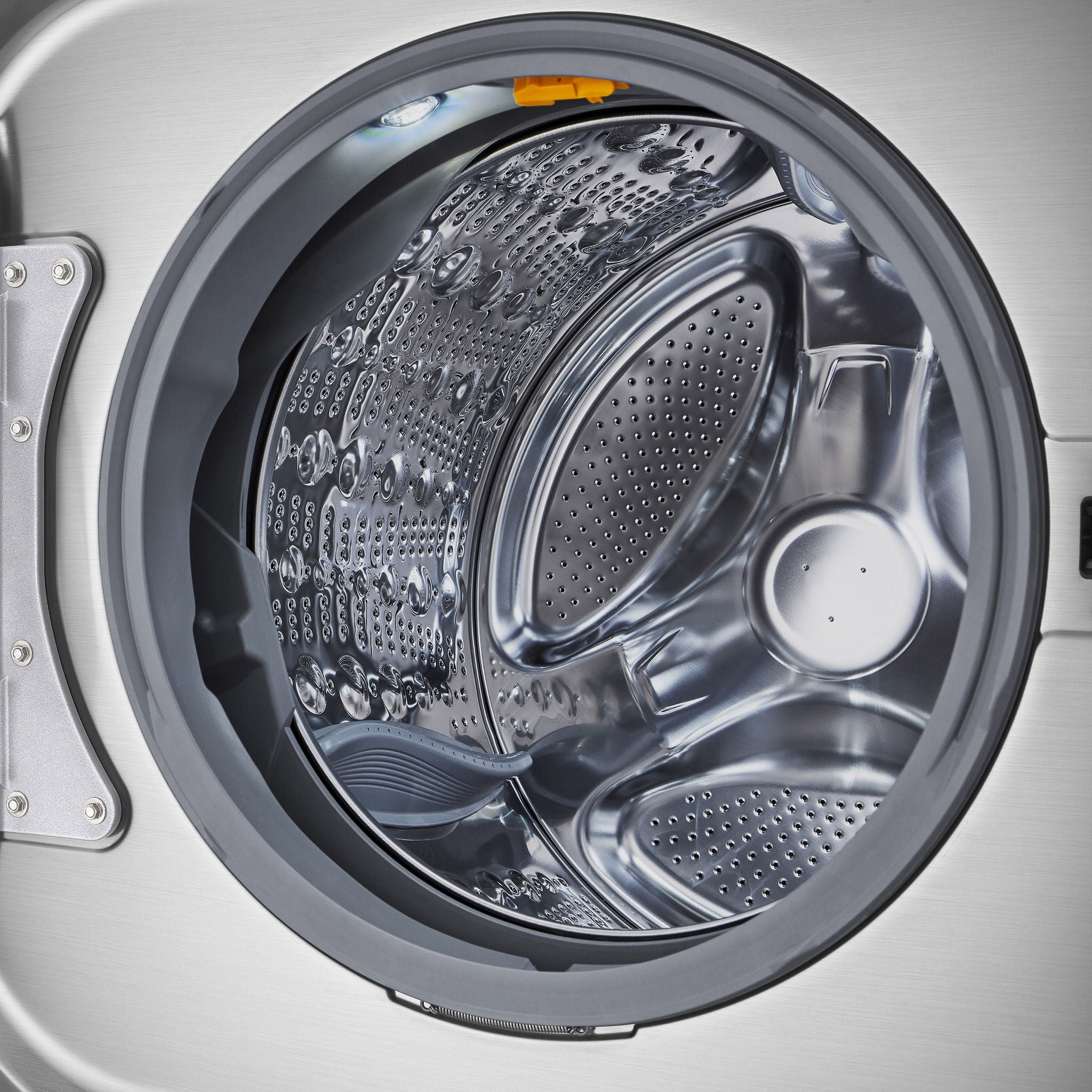 LG 5.2 cu. ft. Mega Capacity Front Load Washer and 9.0 cu. ft. Mega Capacity ELECTRIC Dryer with Built-In Intelligence with Stacking Kit