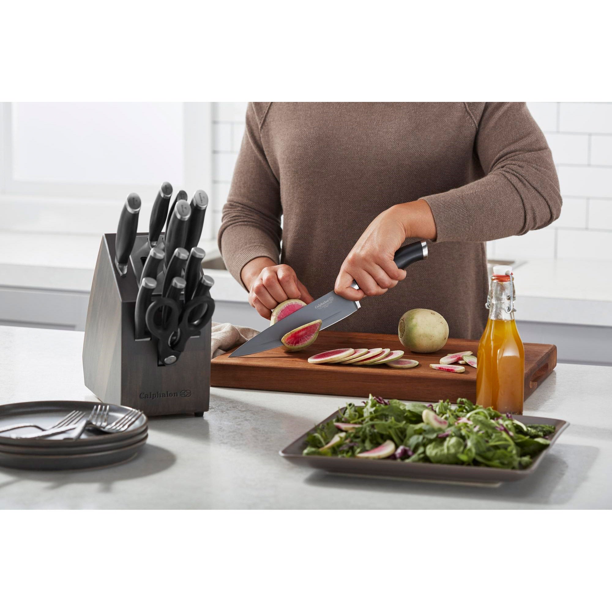 Calphalon Contemporary SharpIN 14-piece Knife Block Set