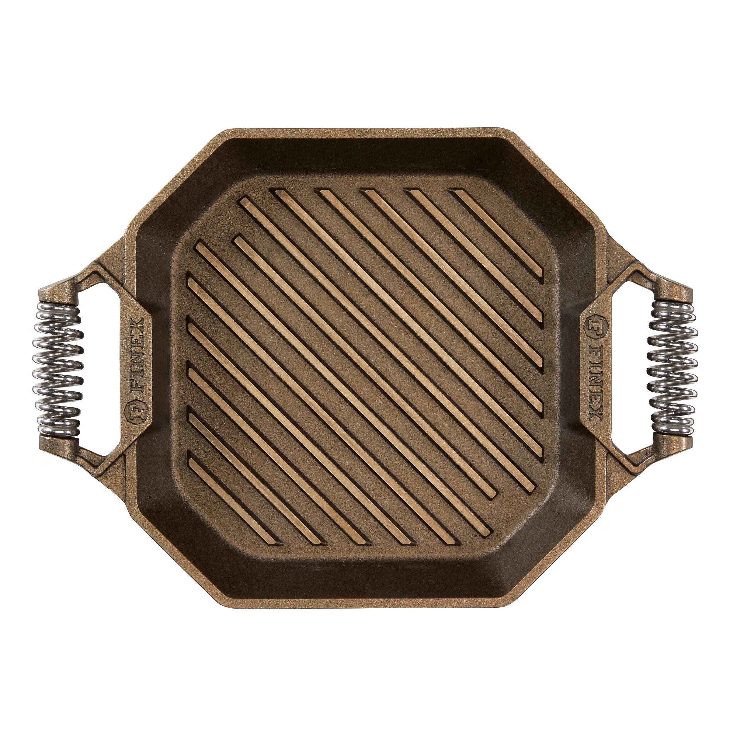 FINEX Cast Iron 12” Grill Pan