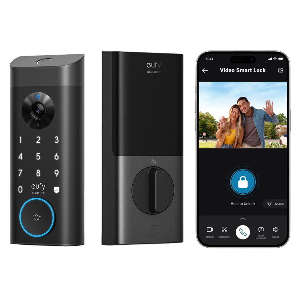 eufy 3-in-1 Video Smart Lock Wireless - No Monthly Fees