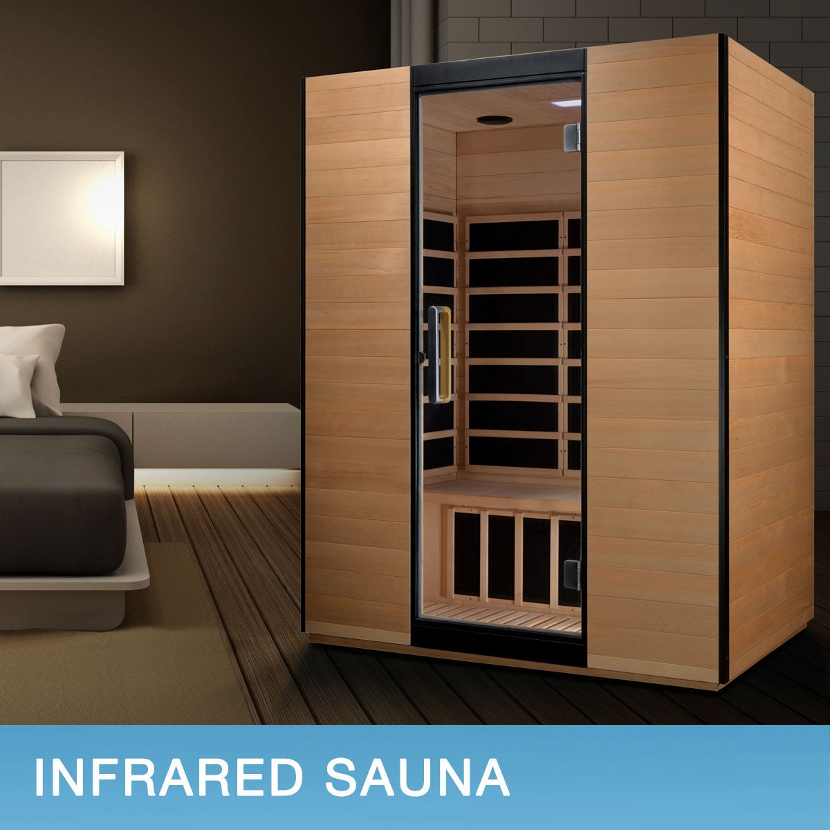 Dynamic Valencia 3-person Ultra Low EMF FAR Infrared Sauna