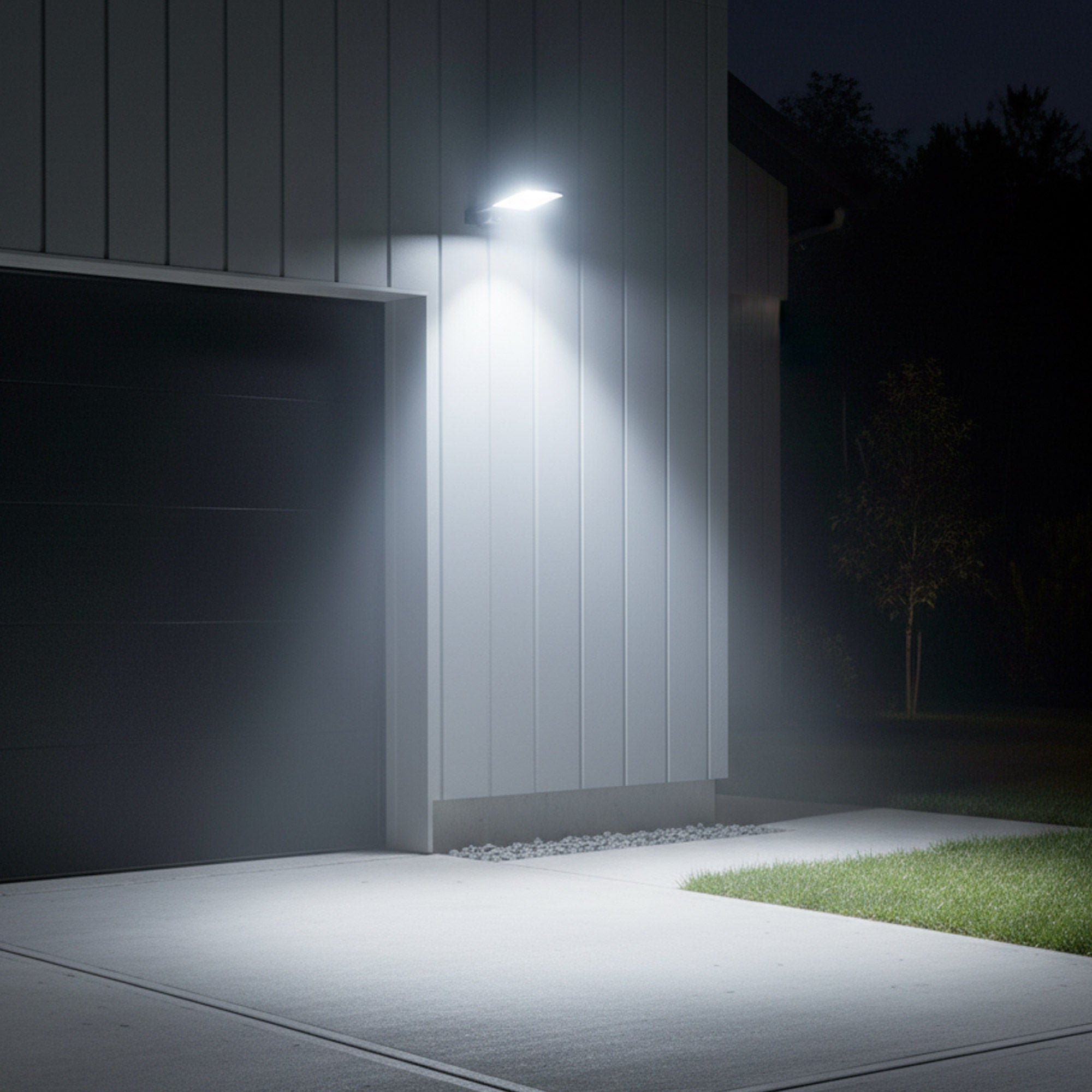 Fresh Source 5000 Lumen Solar Area Light with Motion Sensor