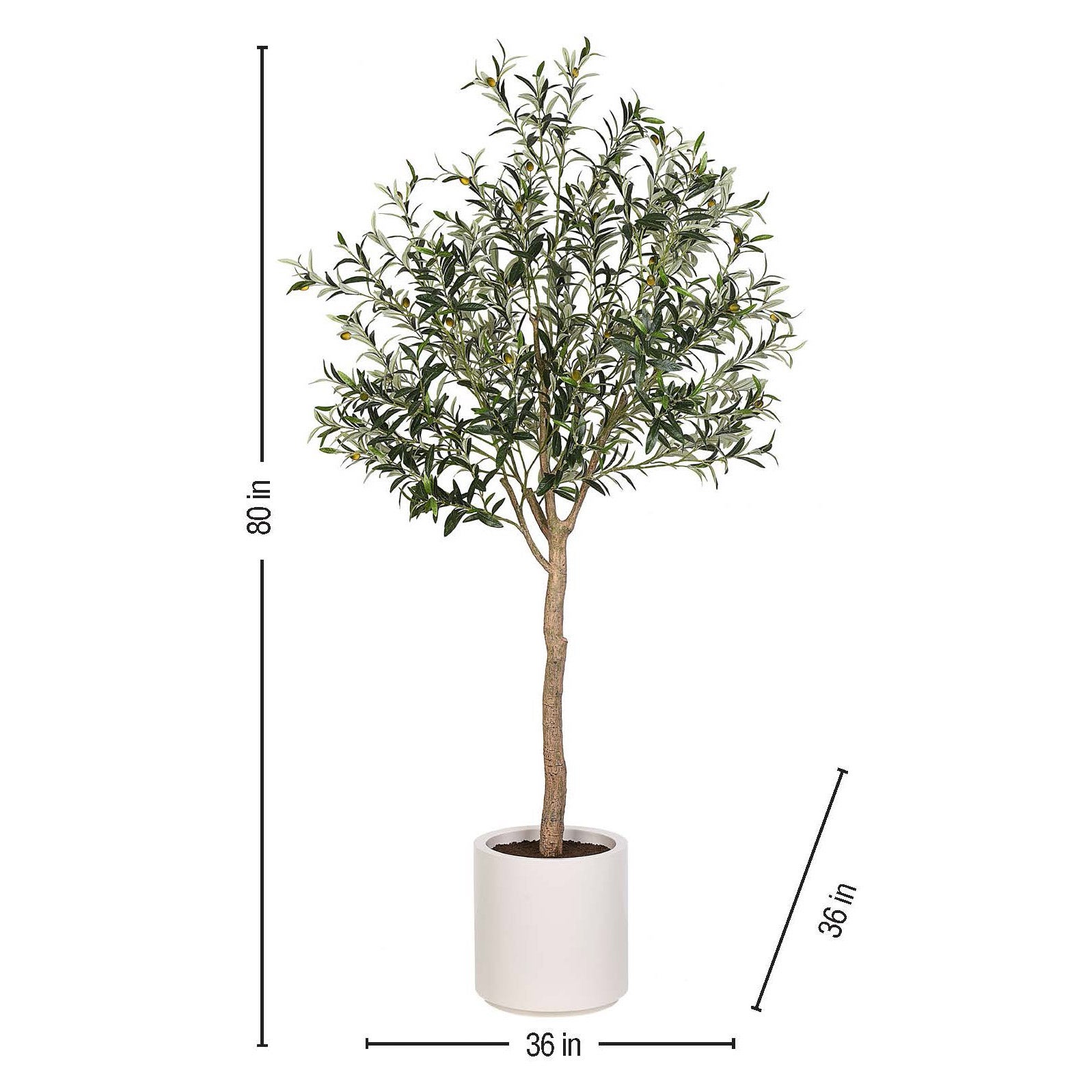 Faux 6.5' Olive Tree
