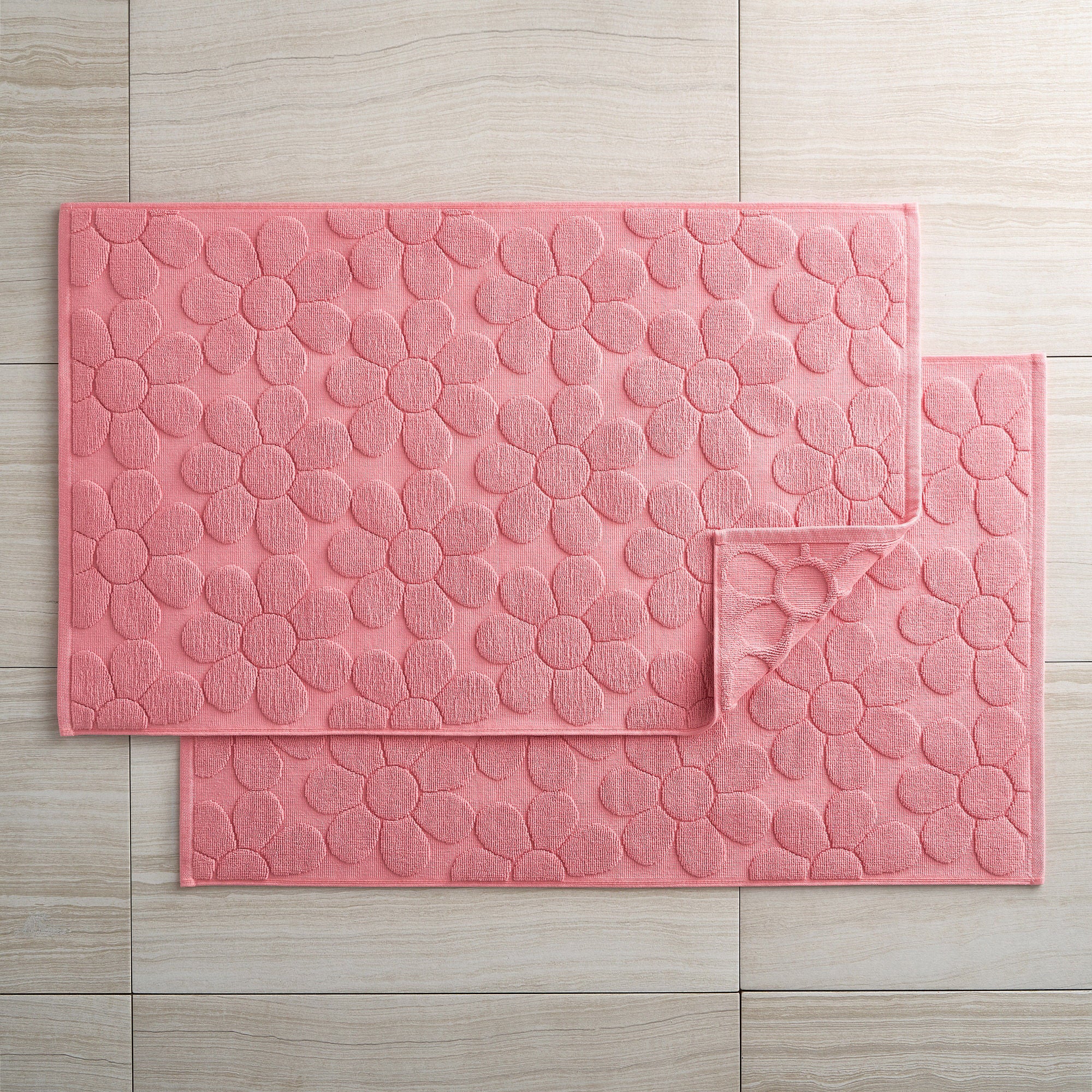 Charisma Daisy Tub Mat, 2-pack