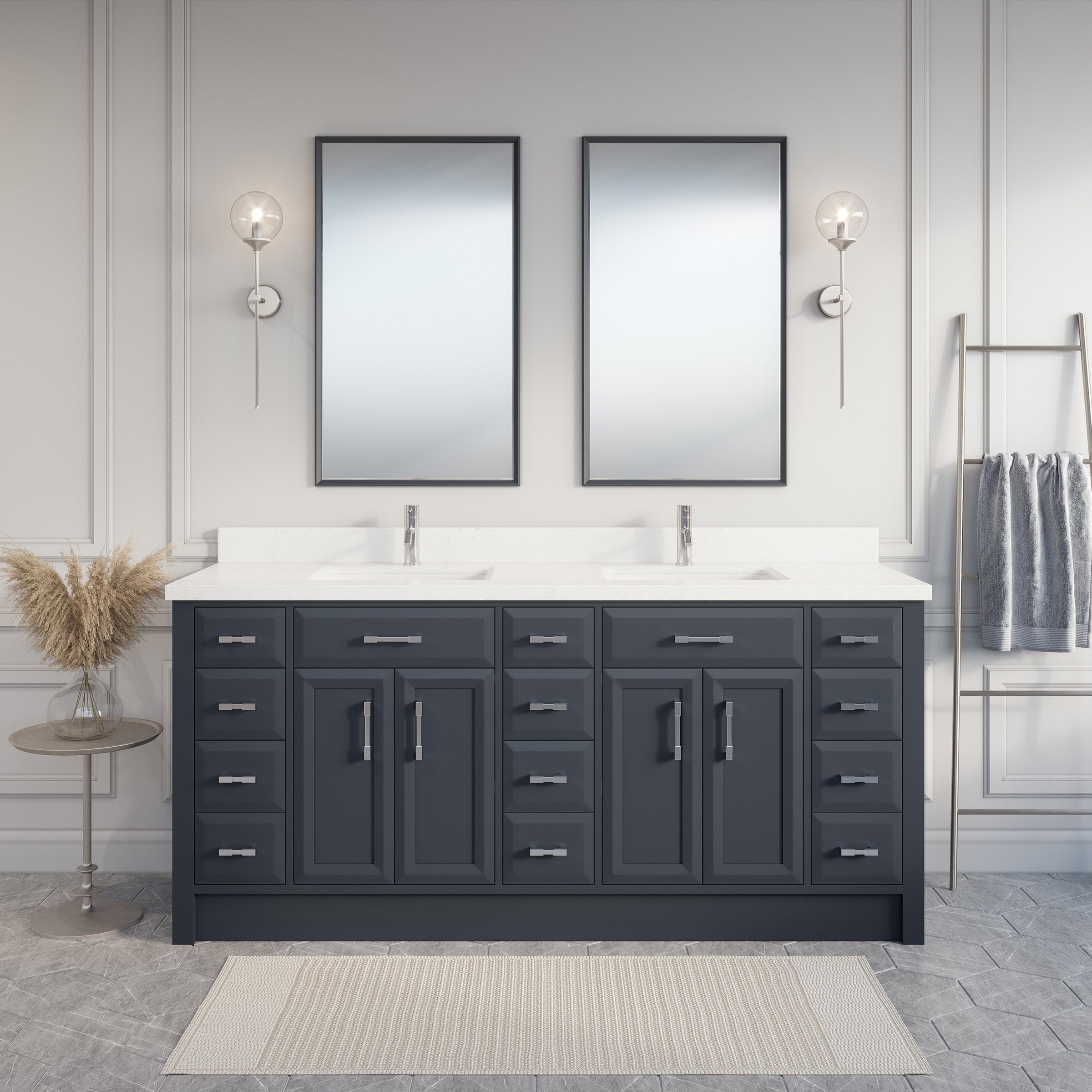 Calais Bath Vanity by Studio Bathe in Gray