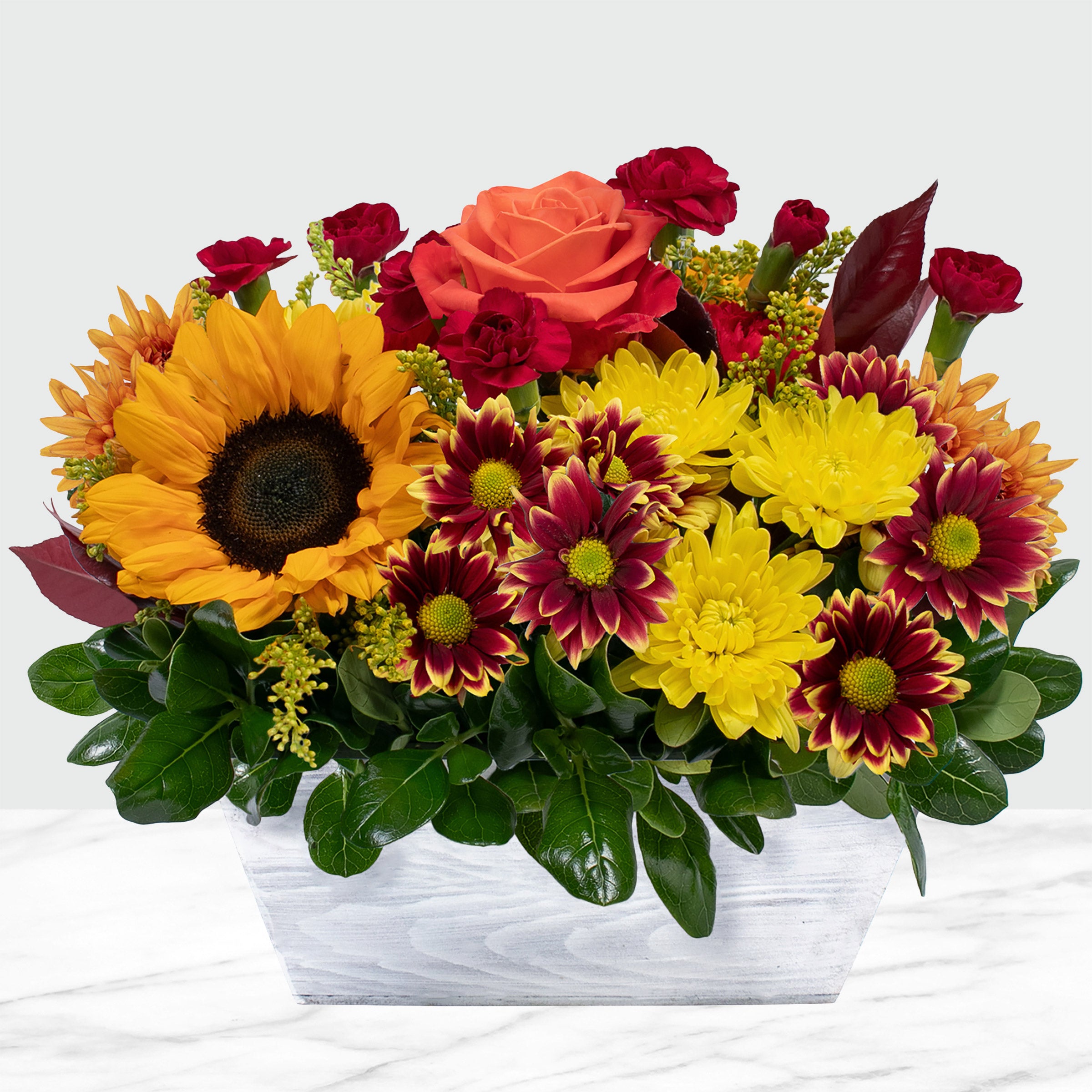 Fall Sunset Floral Arrangement