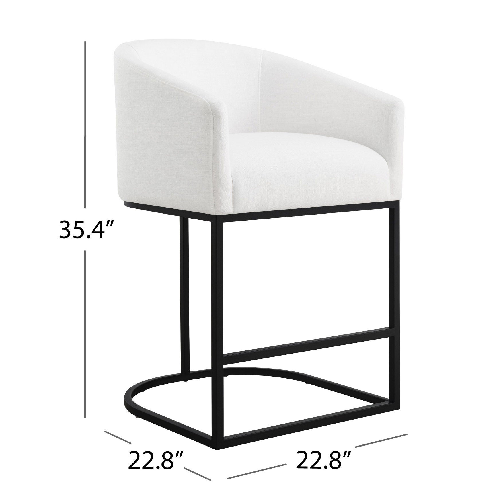 Bastion Fabric Counter Height Stool