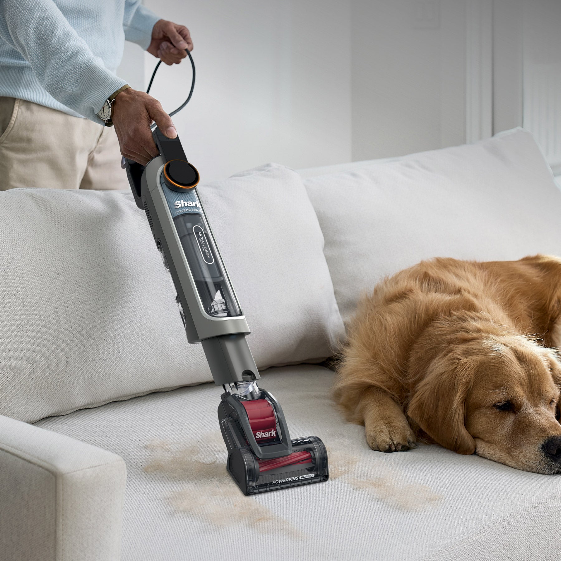 Shark PowerDetect Transformer Upright Vacuum