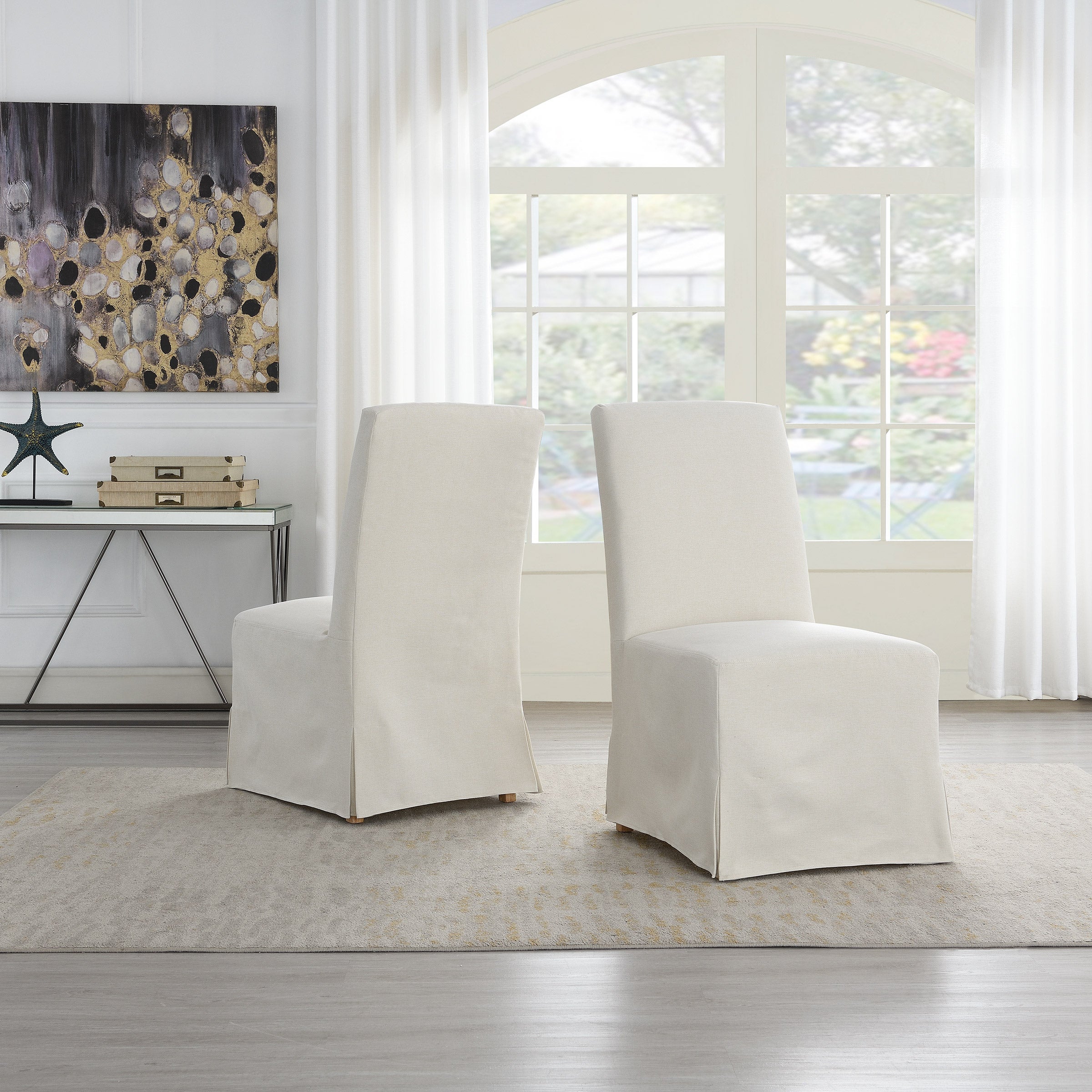 Clare Slipcover Dining Chair, 2-pack