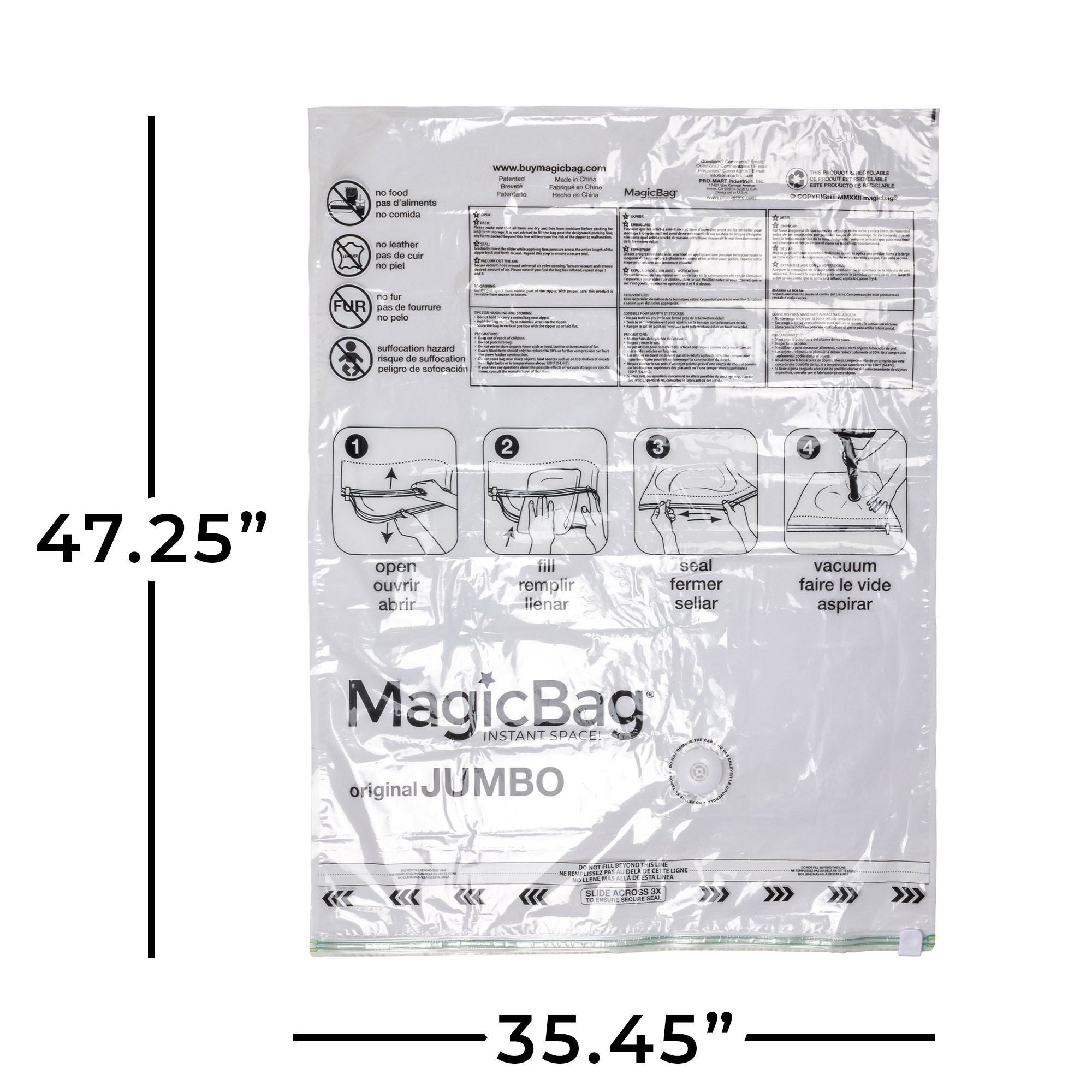 MagicBag Vacuum Storage Bag Combo Pack