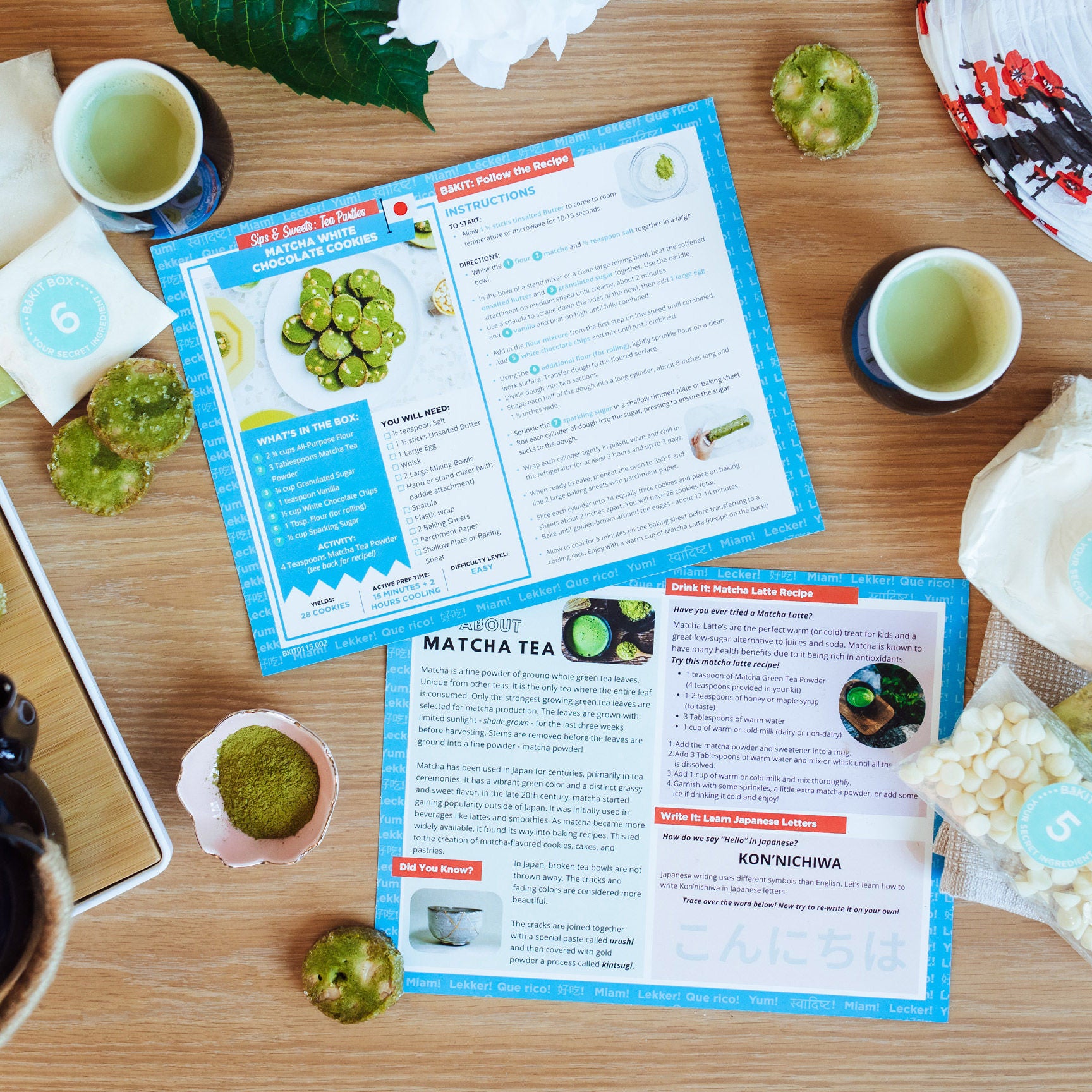 BāKIT Box Global Delights Baking Kit – 3 Recipe Bundle for Kids