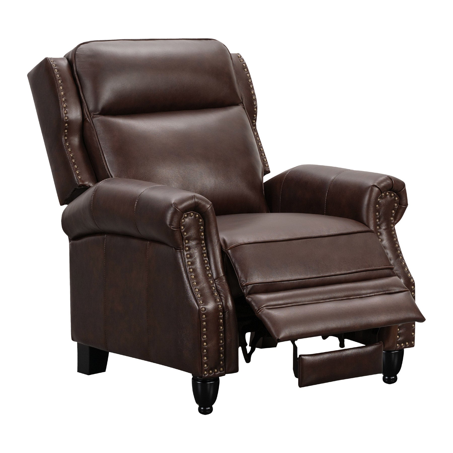Pollenzo Leather Pushback Recliner