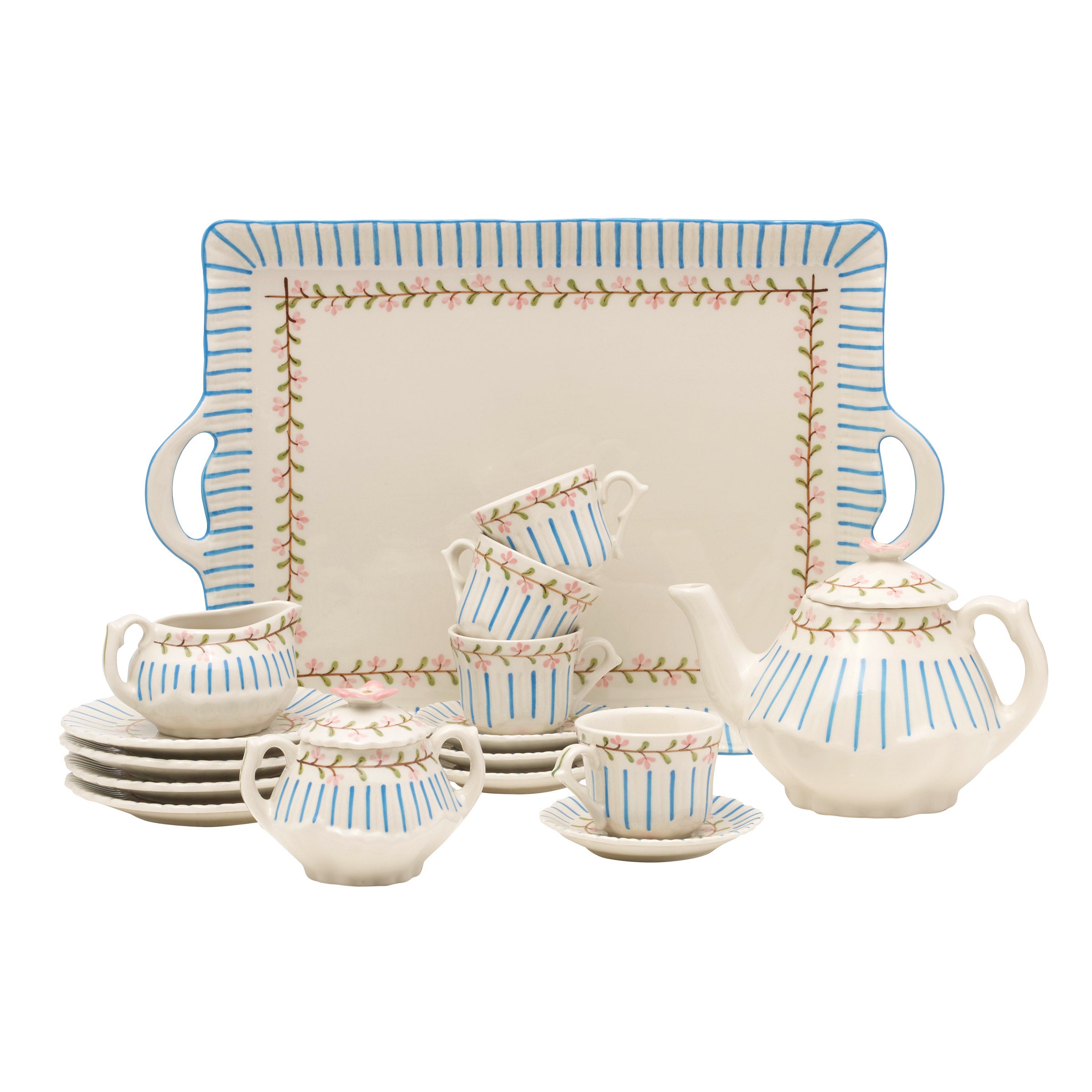 Fitz & Floyd Toulouse Children's Tea Set