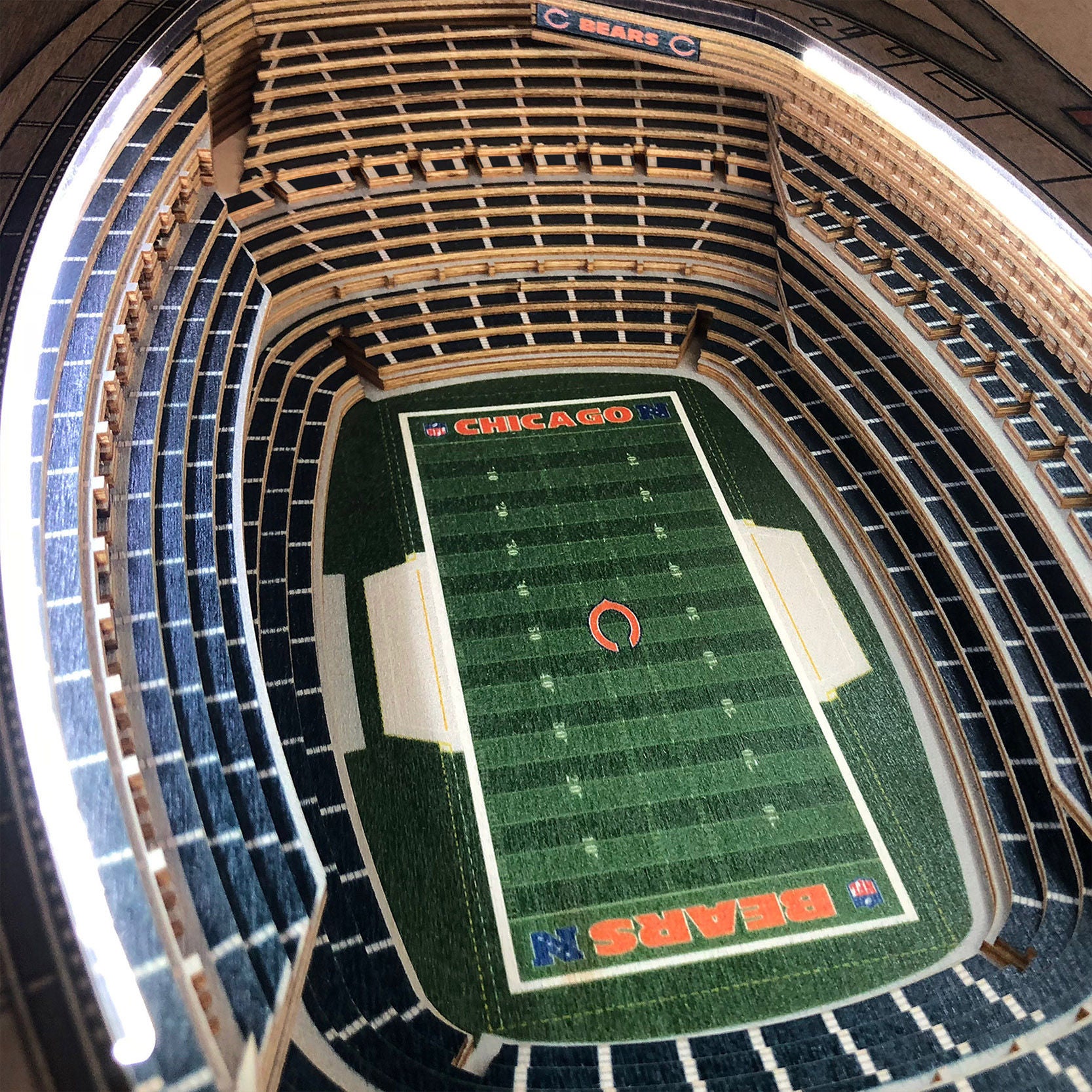 NFL 25-layer Stadium View End Table