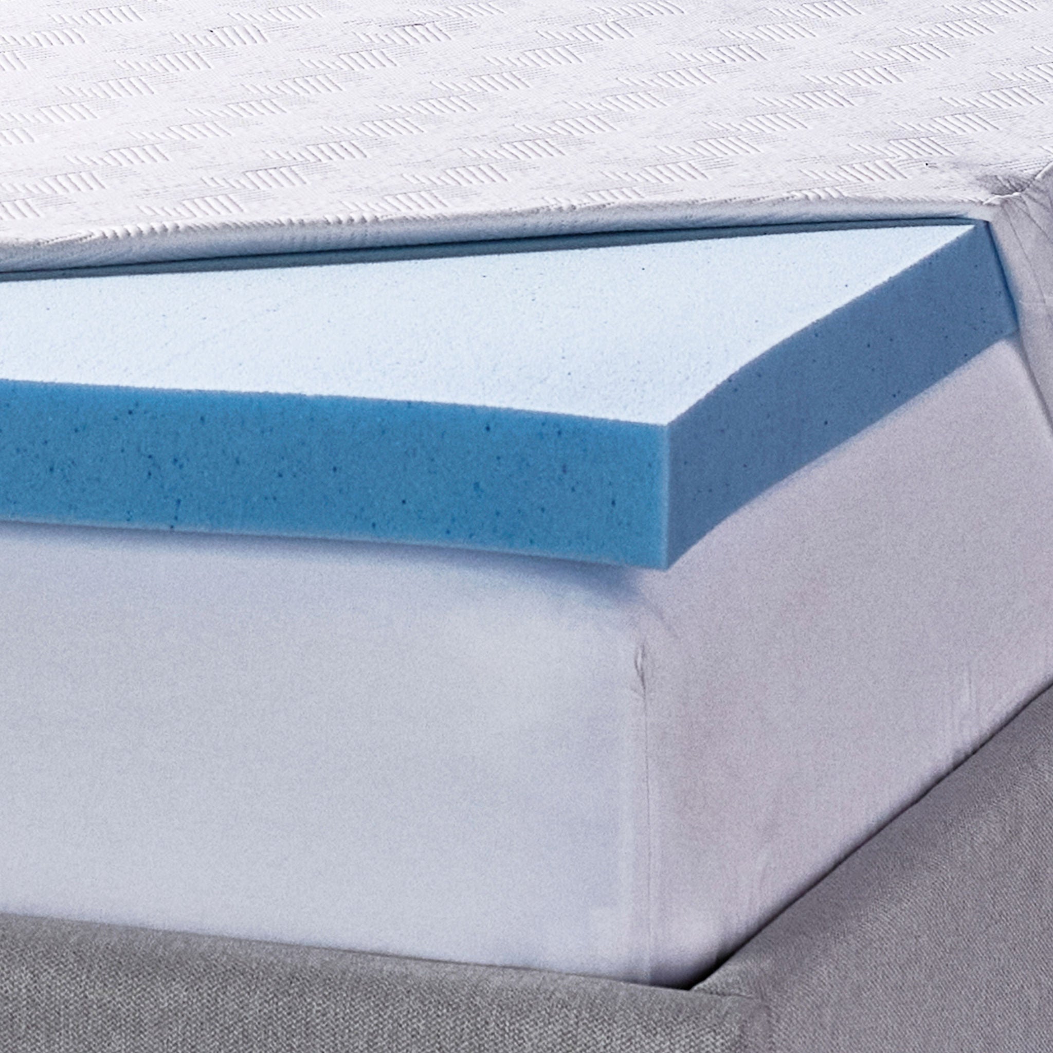 Novaform 3" Advanced Cooling Gel Memory Foam Mattress Topper