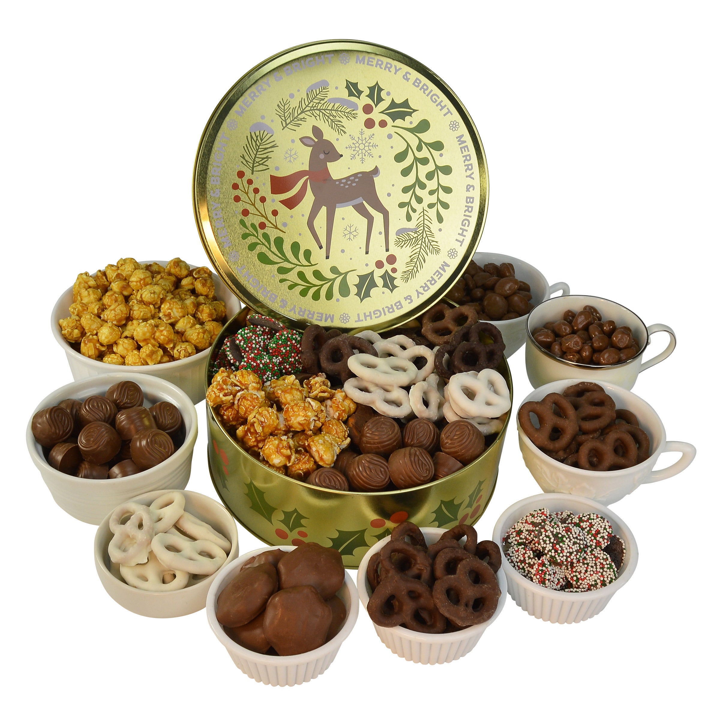 Hebert Mansion Medley Holiday Tin, 2.15 lbs Total