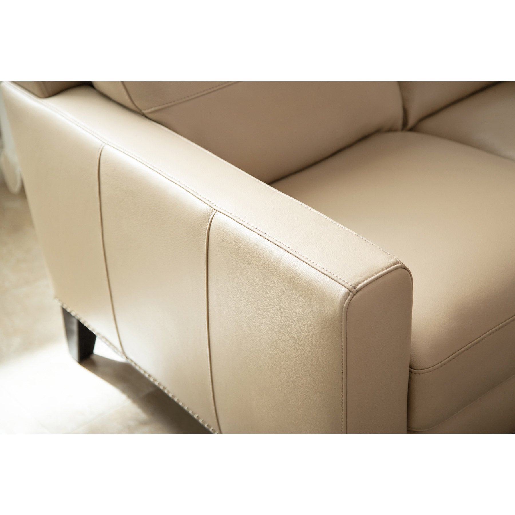 Warren Top Grain Leather Sectional