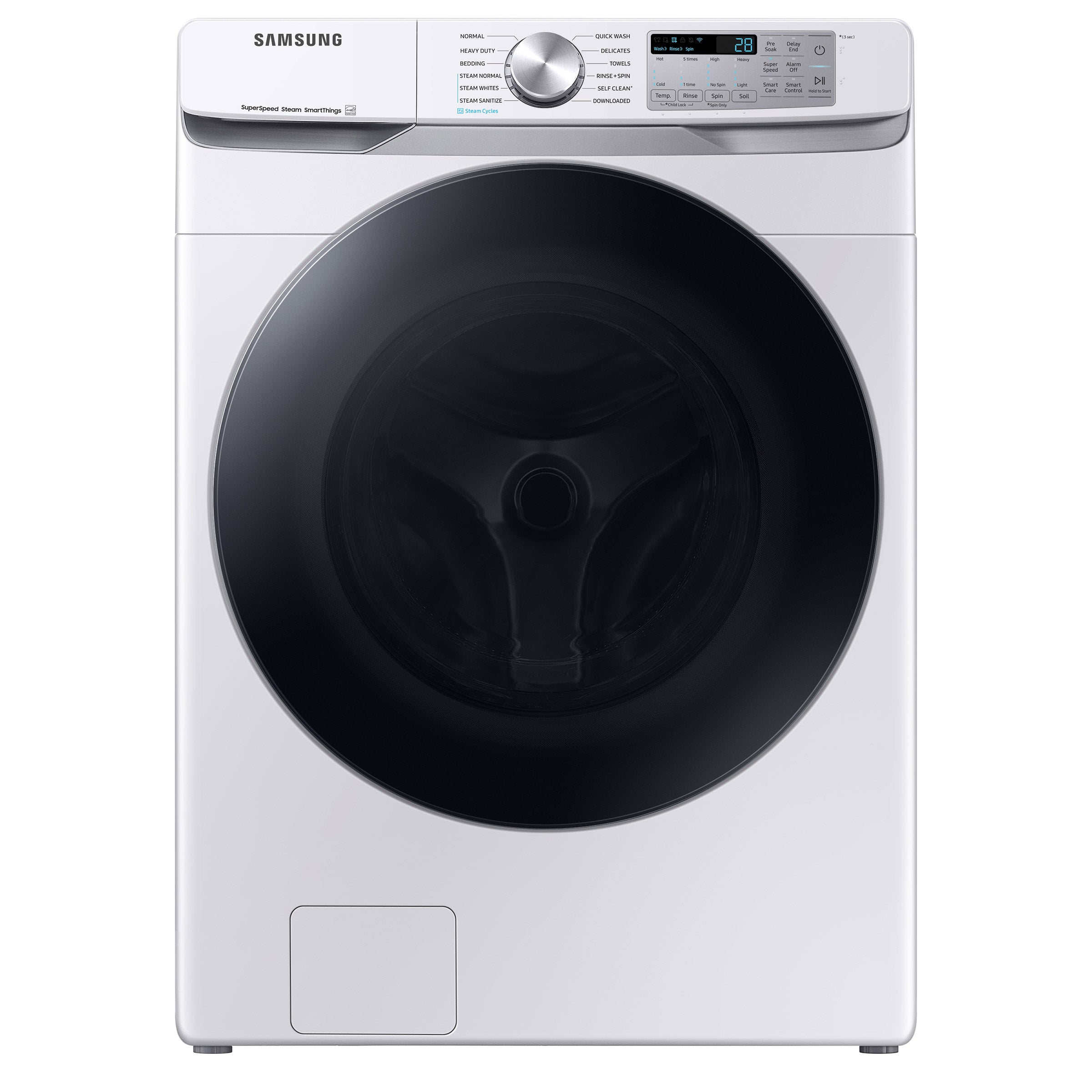 Samsung 4.5 cu. ft. Large Capacity Smart Front Load Washer with Super Speed Wash