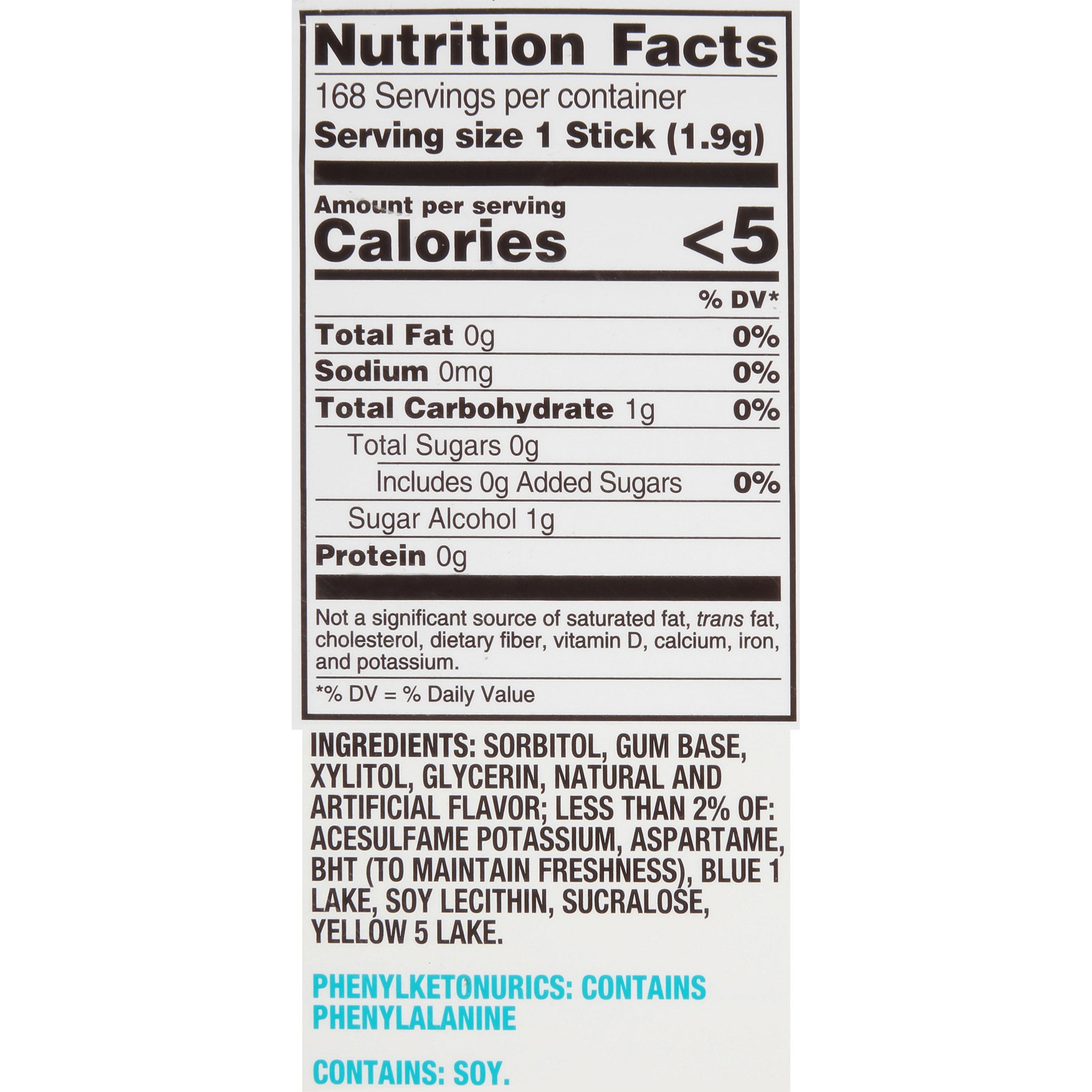 Trident Sugar Free Gum, Wintergreen, 14 Sticks, 12-count
