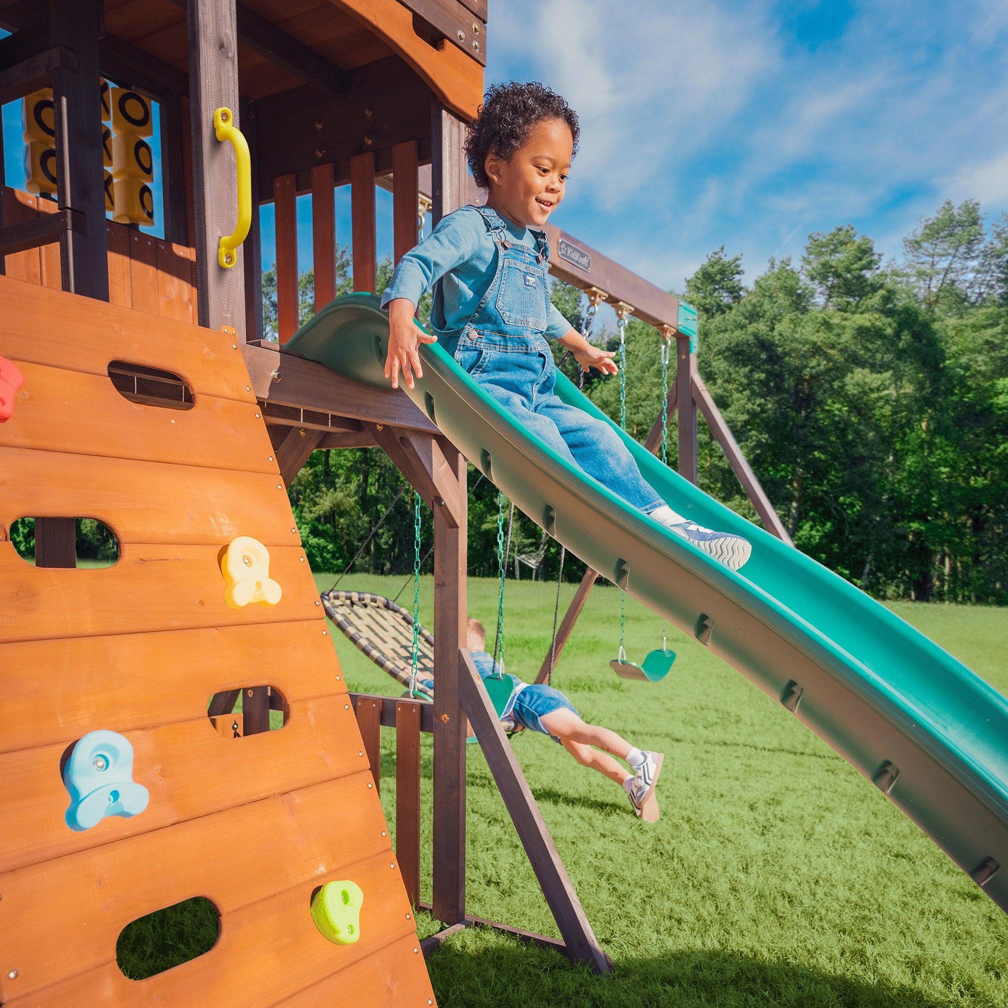 KidKraft Flagstaff Fort Swing Set – Do-it-Yourself