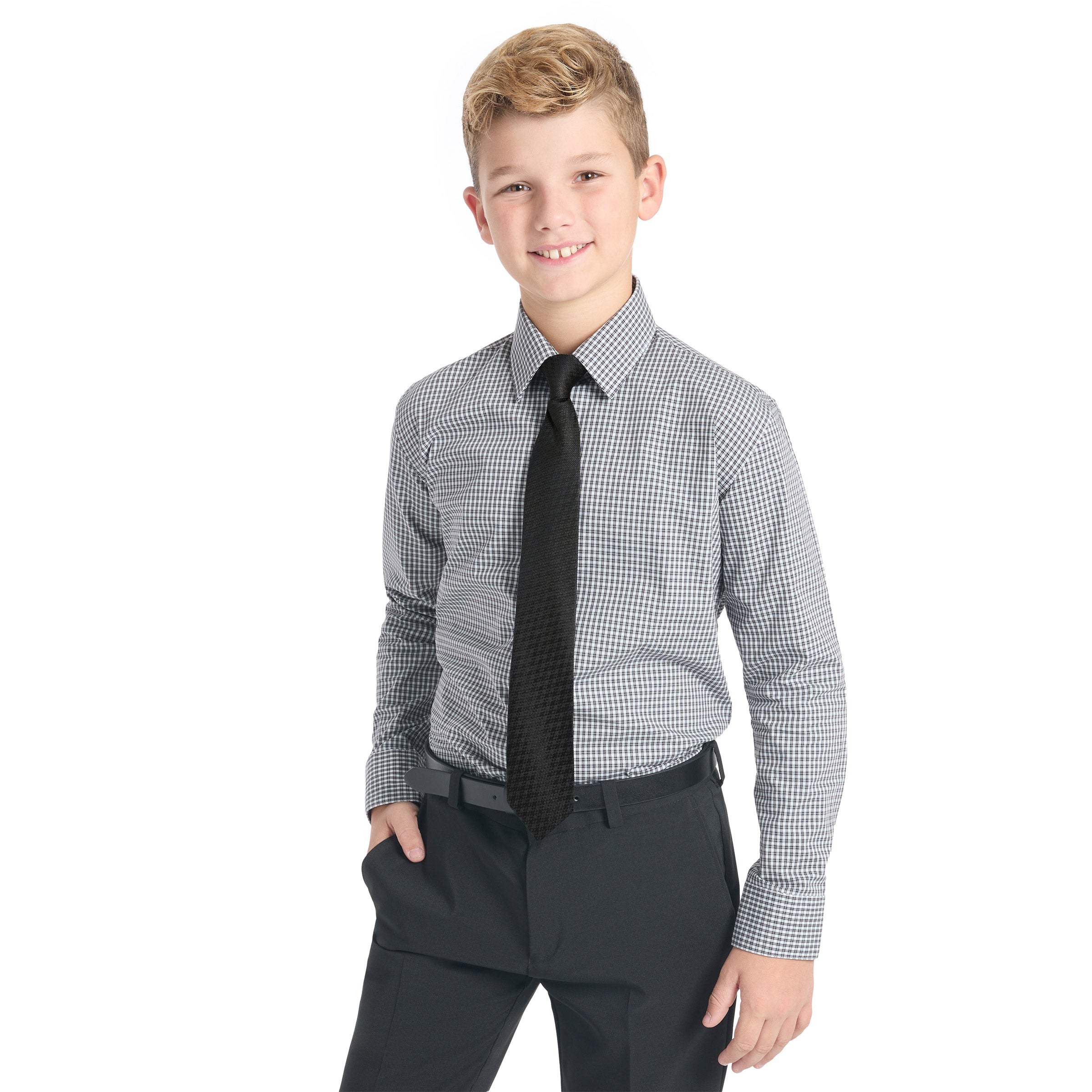Kenneth Cole Youth Dress Shirt & Tie