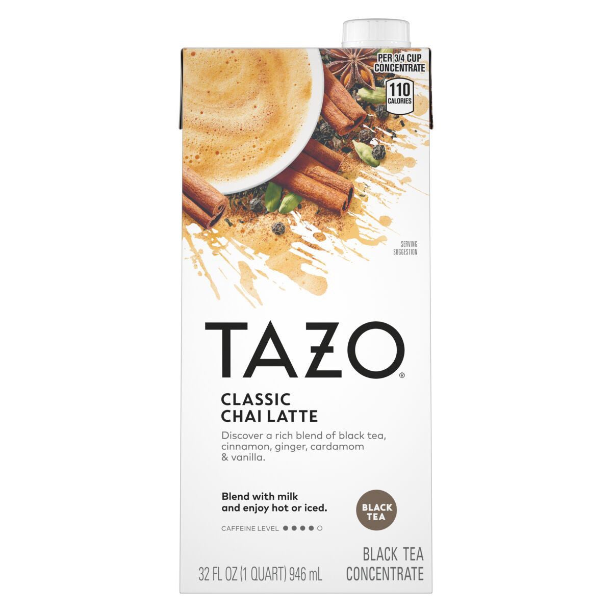 Tazo Classic Chai Latte, 32 oz, 3-count