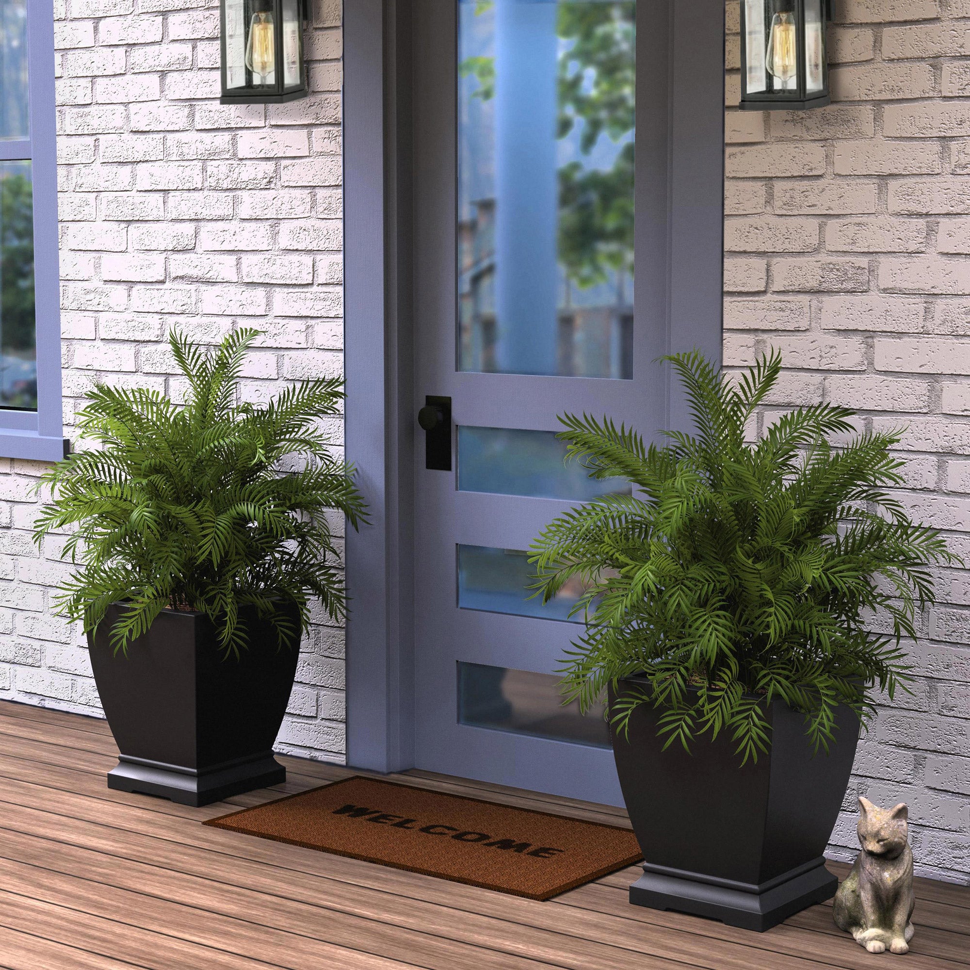 Acadia 18" Planter, 2-pack