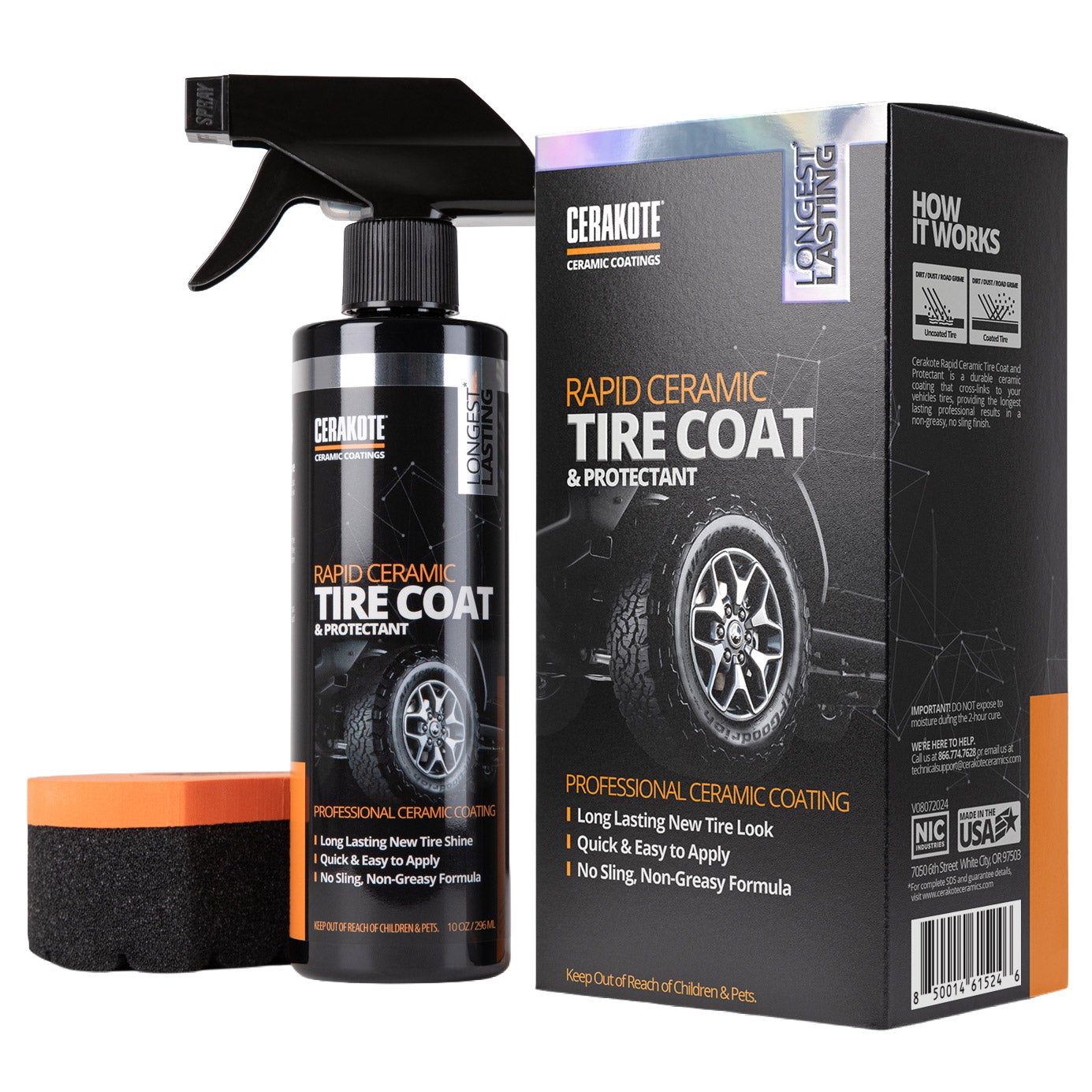Cerakote Rapid Ceramic Tire Coat and Protectant, 2-pack