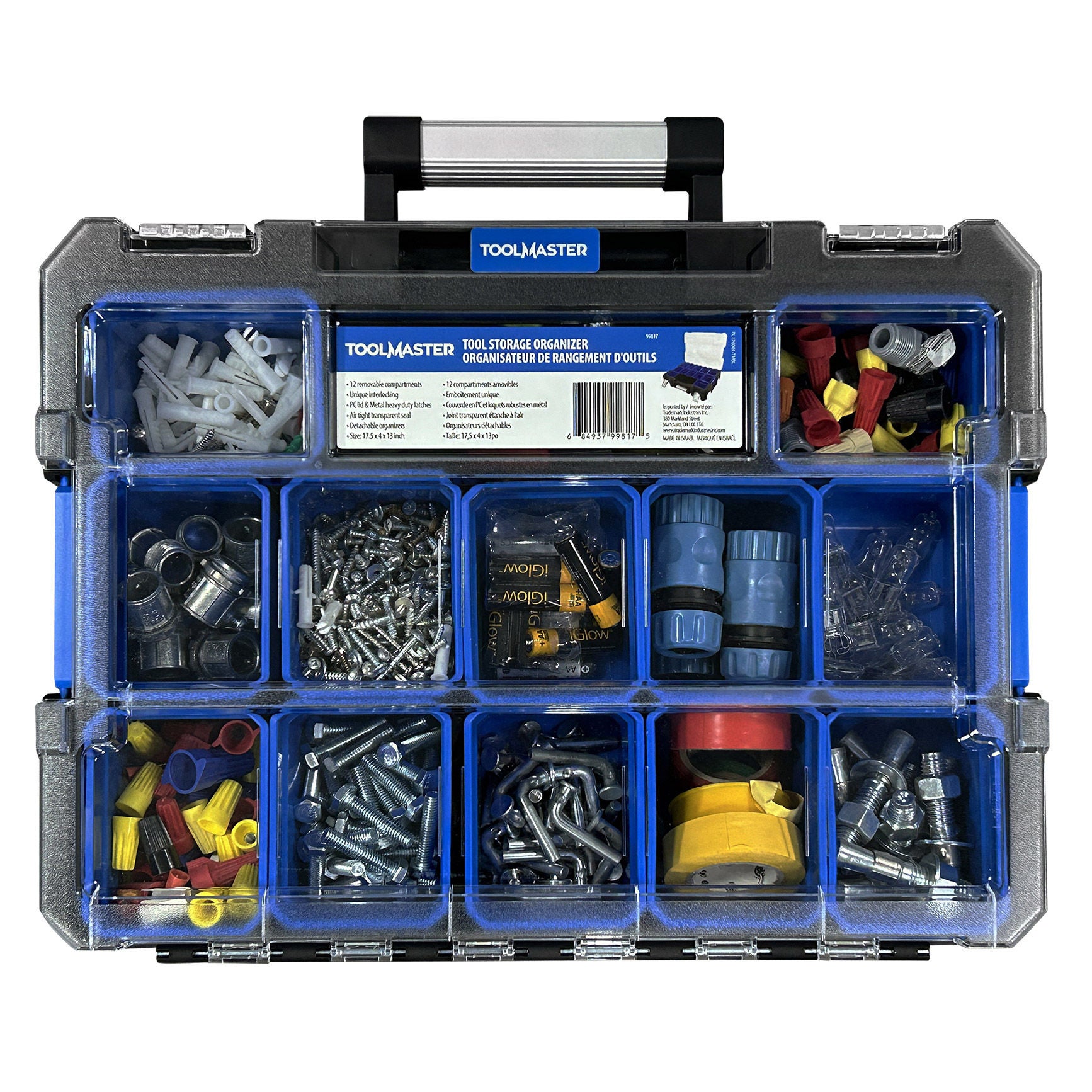 Toolmaster Stackable Tool Storage, 2-pack