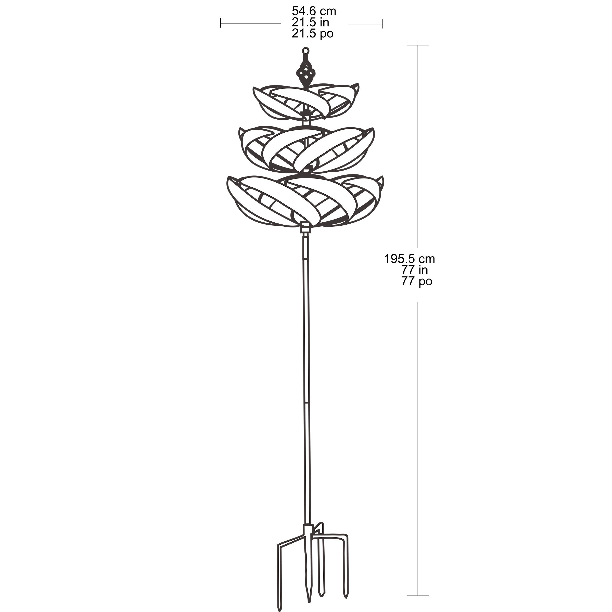 Stylecraft Triple Vertical Wind Spinner
