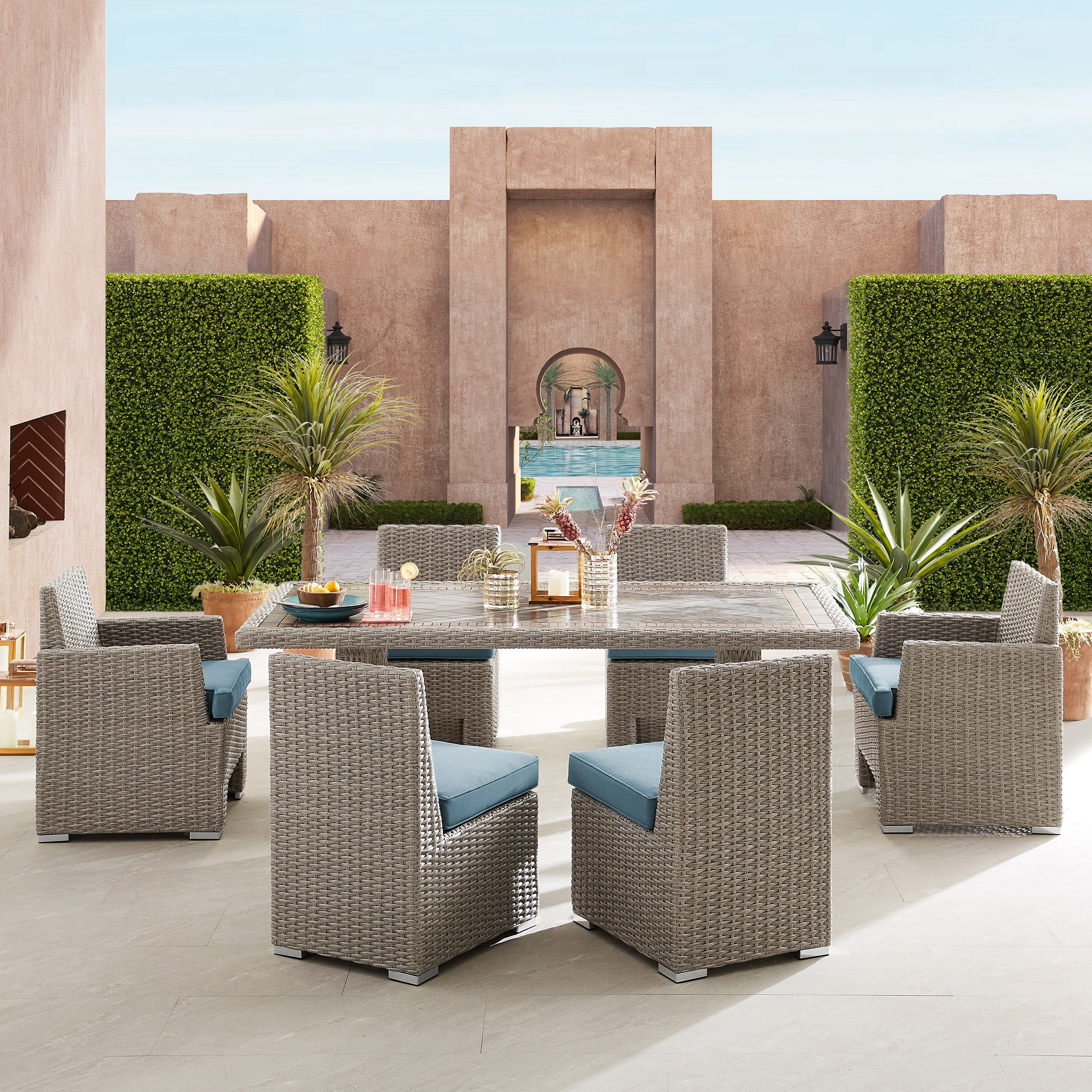 Sirio Niko 7-piece Outdoor Patio Dining Set