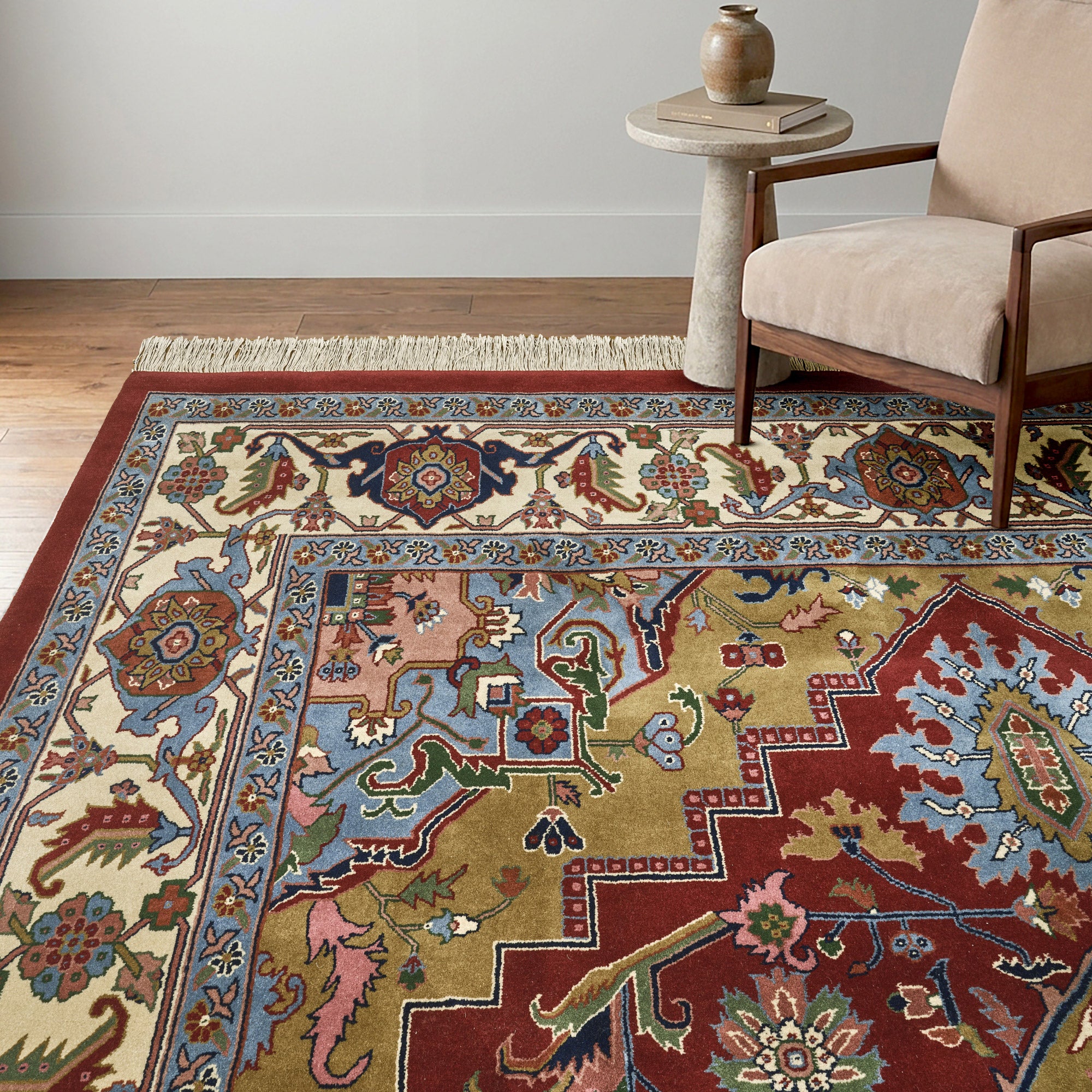 Montacute Hand Knotted Rug Collection, Westchester Red