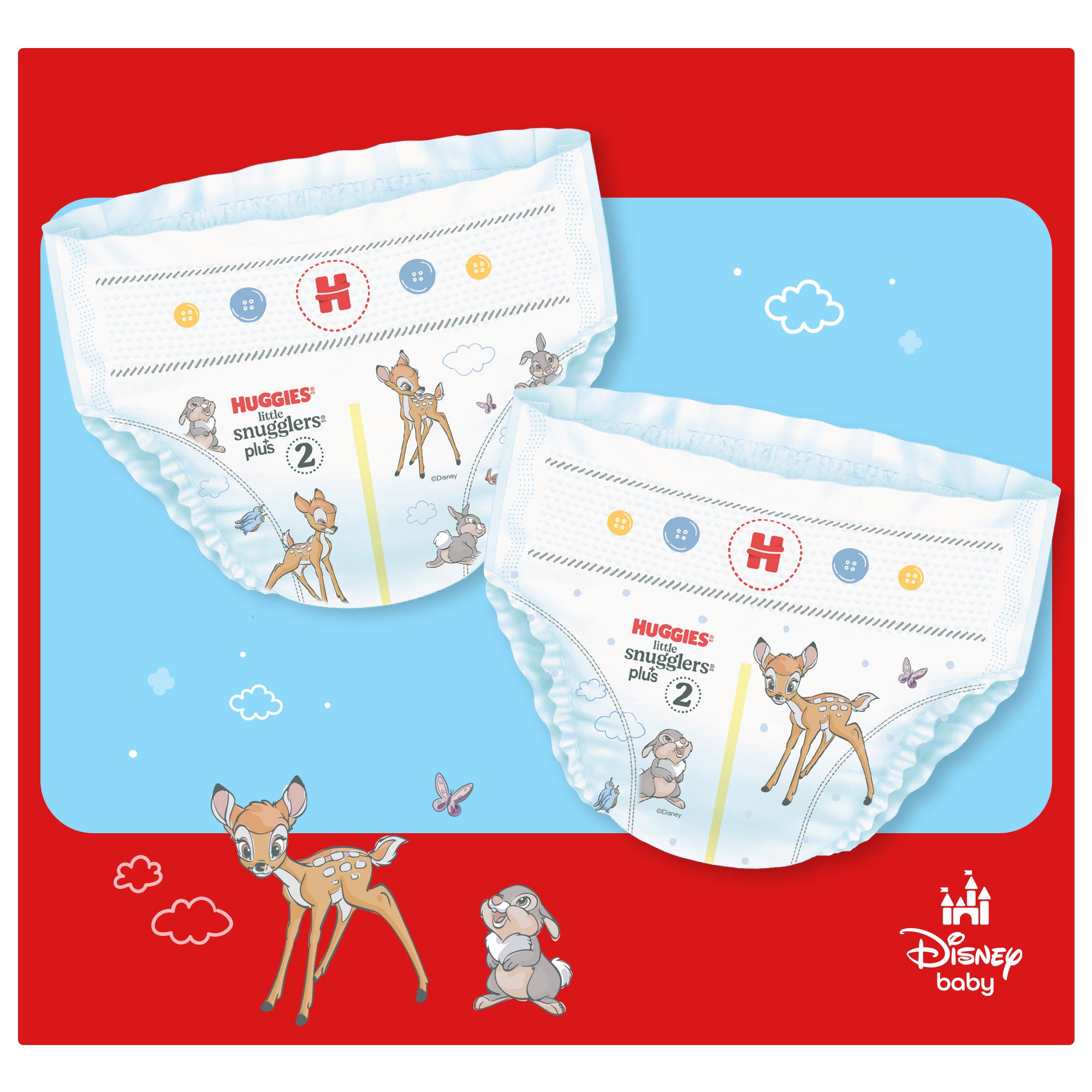 Huggies Plus Diapers Size 1-2