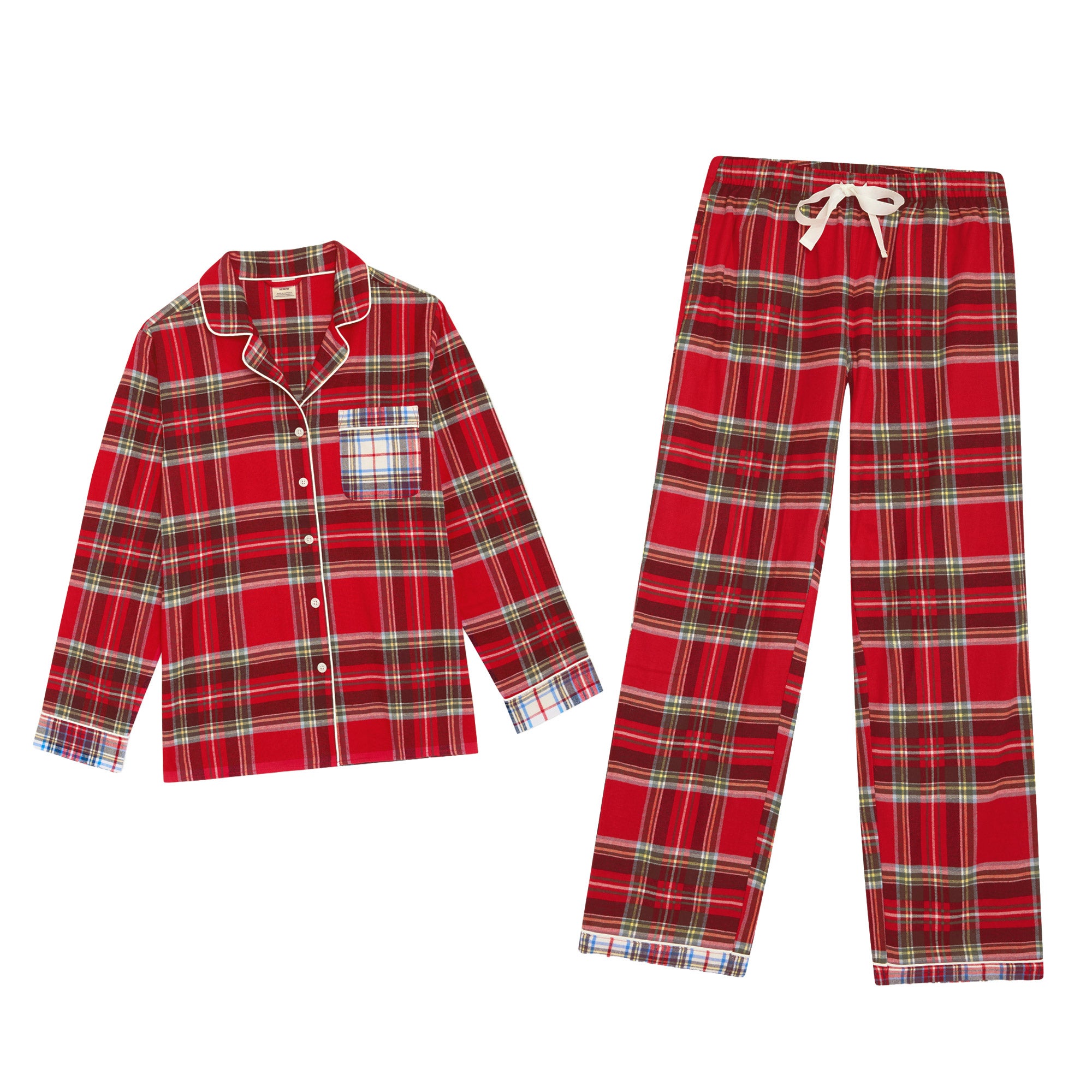 Lands' End Women's 2-piece Cotton Flannel Pajama Set