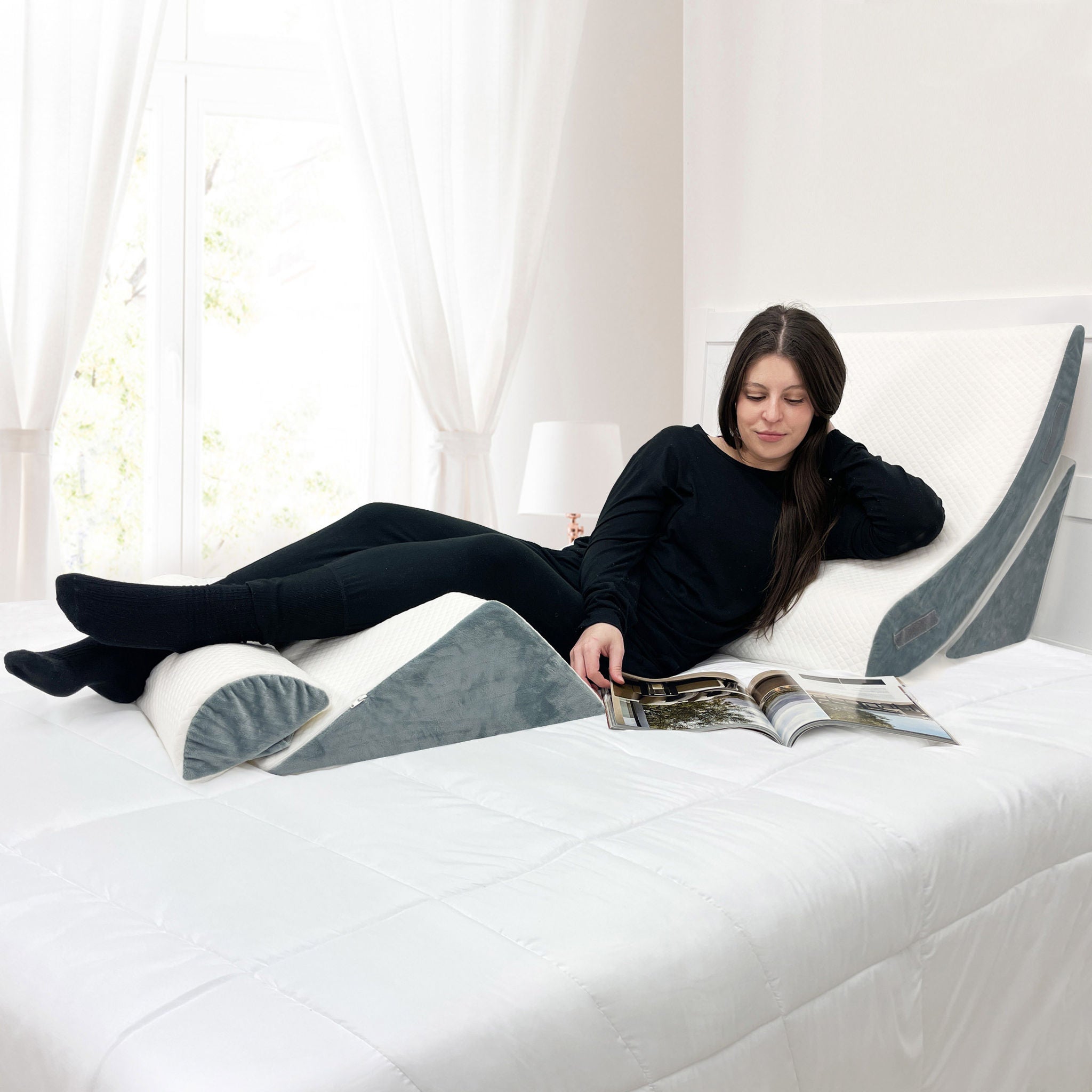 Dream Plush Adjustable Wedge Pillow Set