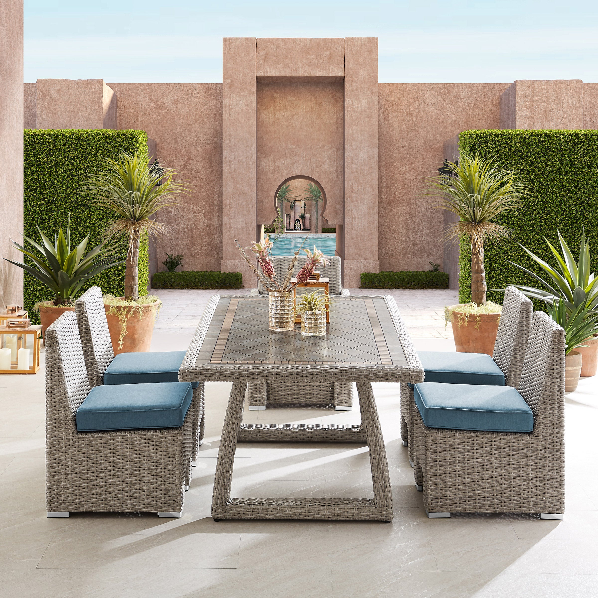 Sirio Niko 7-piece Outdoor Patio Dining Set