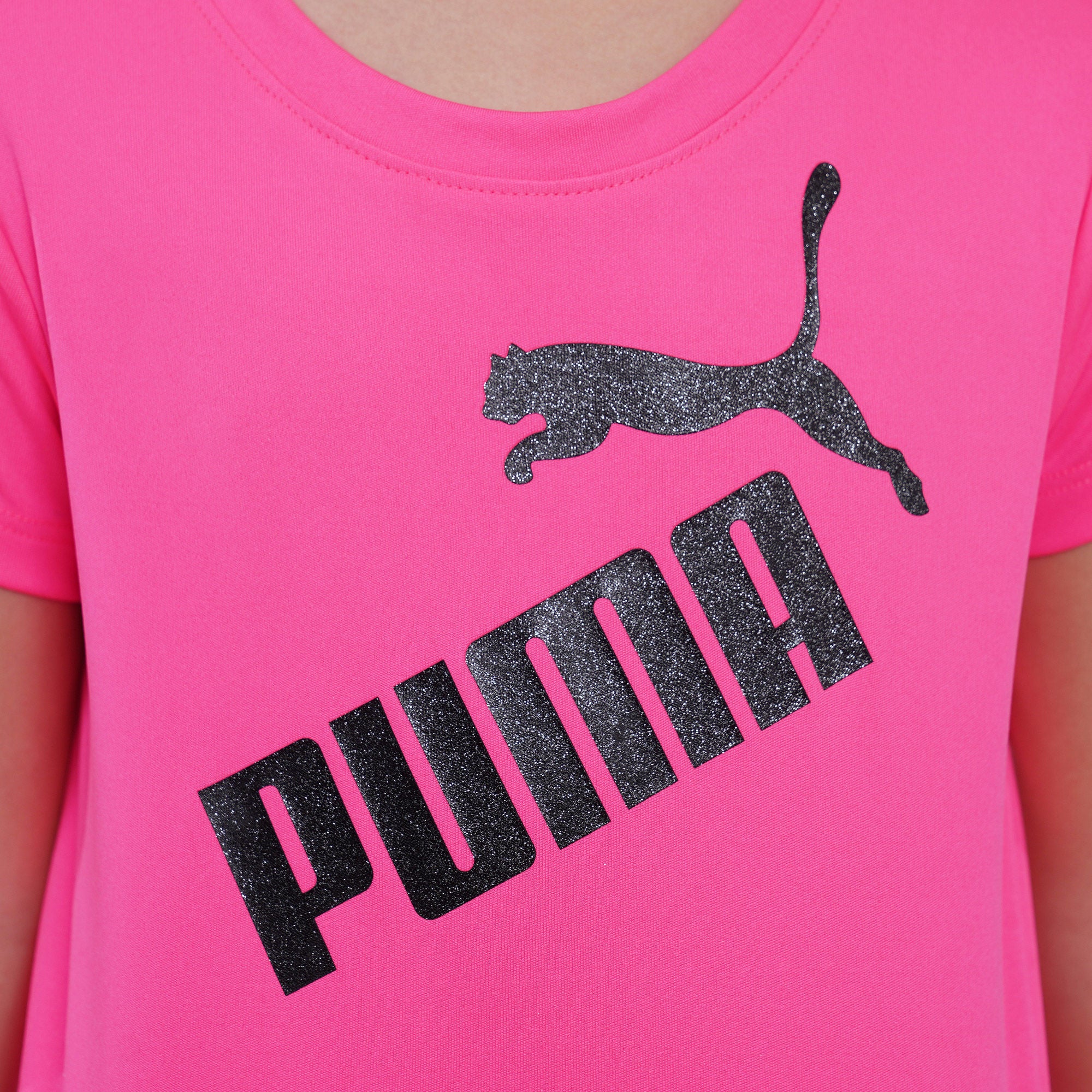 Puma Kids' 4-piece Set, Pink and White