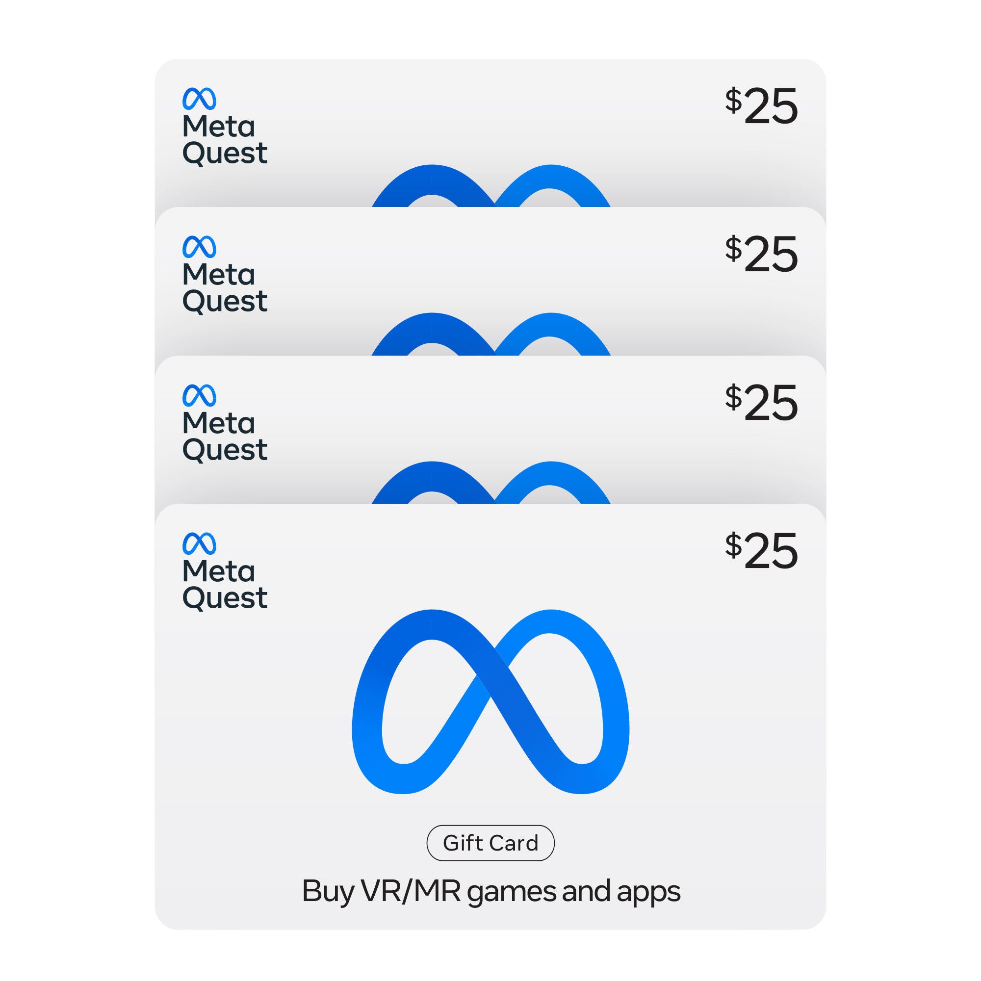 Meta Quest - Four $25 eGift Cards