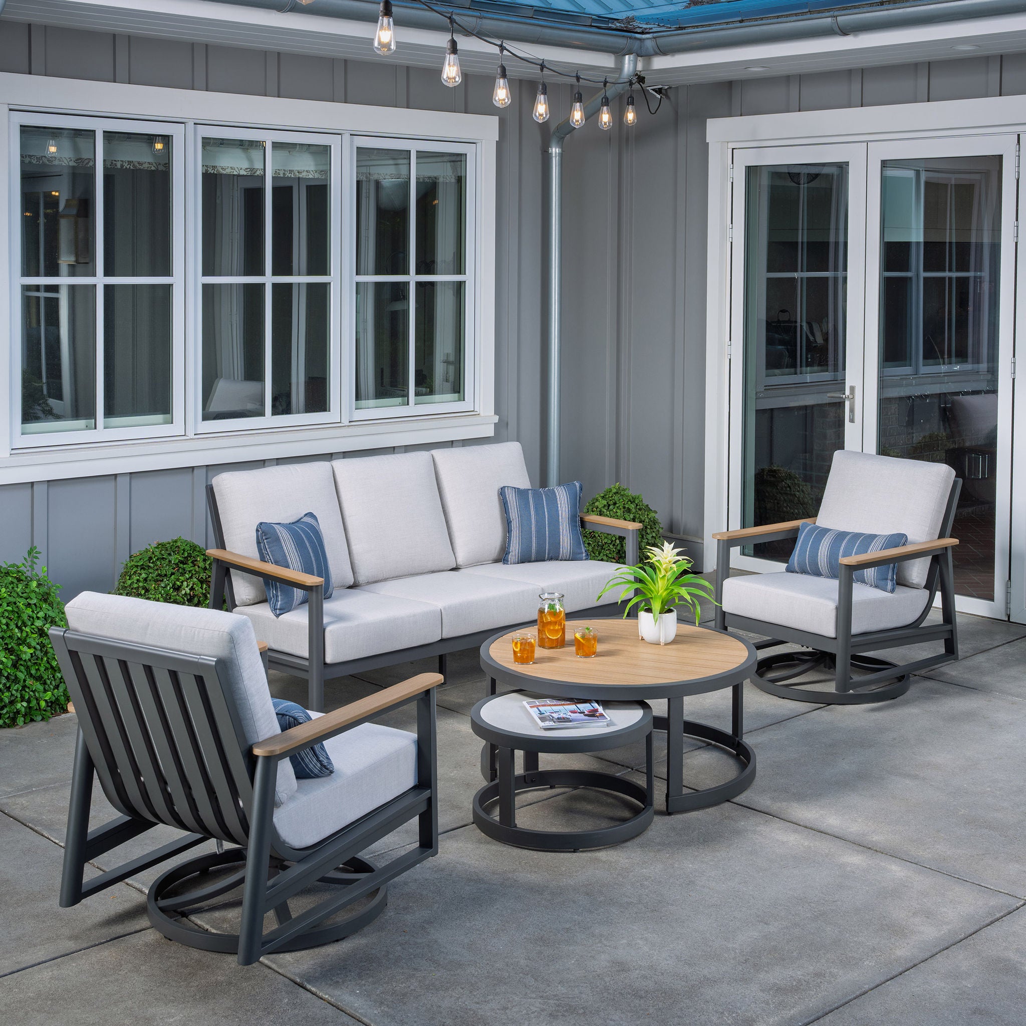 SunVilla Sara 5-piece Outdoor Patio Seating Set