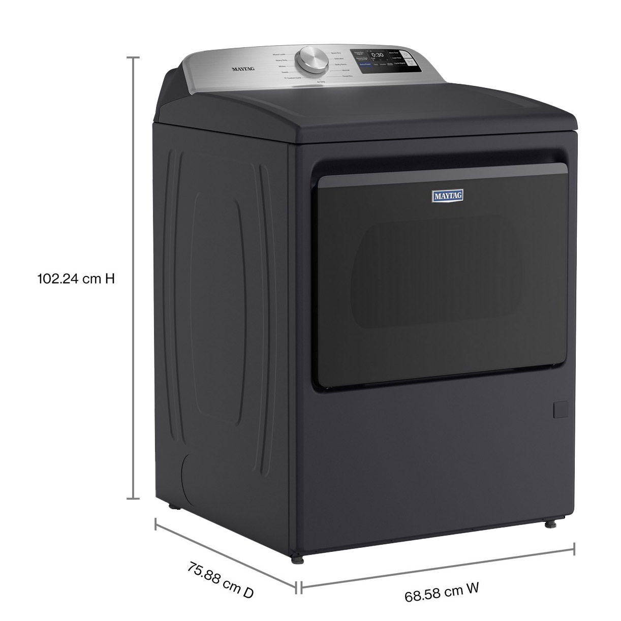 Maytag 7.4 cu. ft. Smart Gas Dryer with Extra Power Button